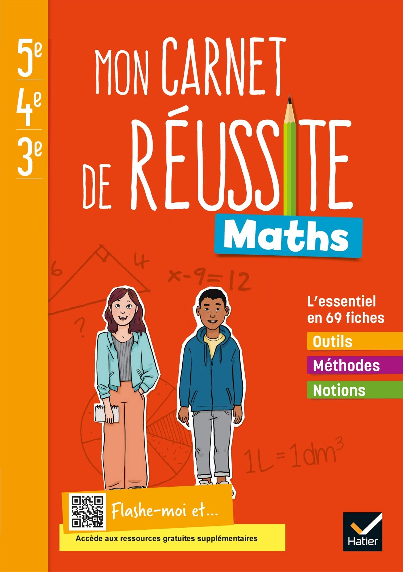Mon carnet de réussite Maths 5e 4e 3e - Ed. 2021 - Cahier élève 9782401077331