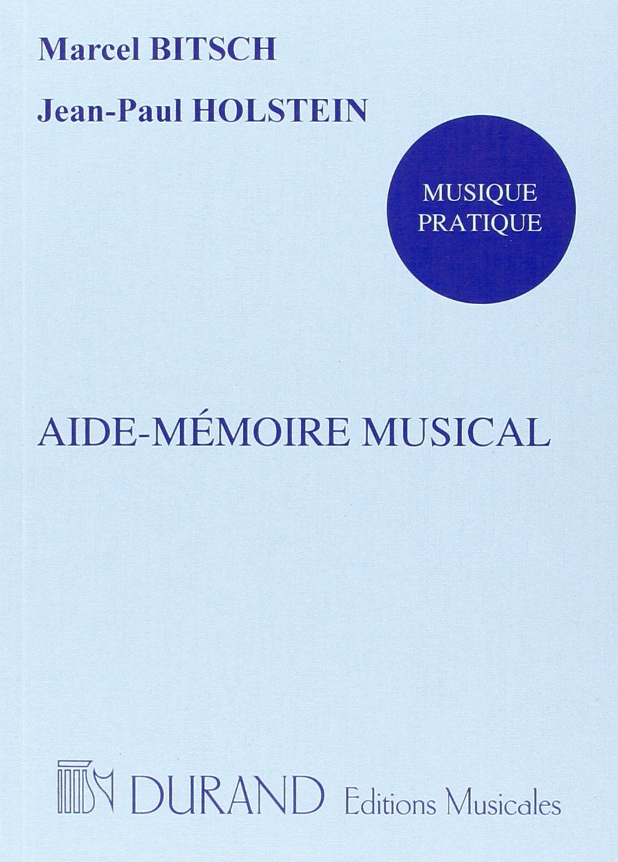 Aide-mémoire musical - Livre 9790044067718