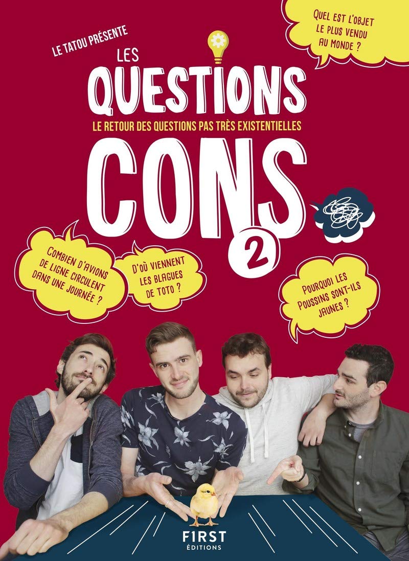 Les Questions Cons 2 - Le livre des question pas très existentielles: Le livre des question pas très existentielles (02) 9782412034941