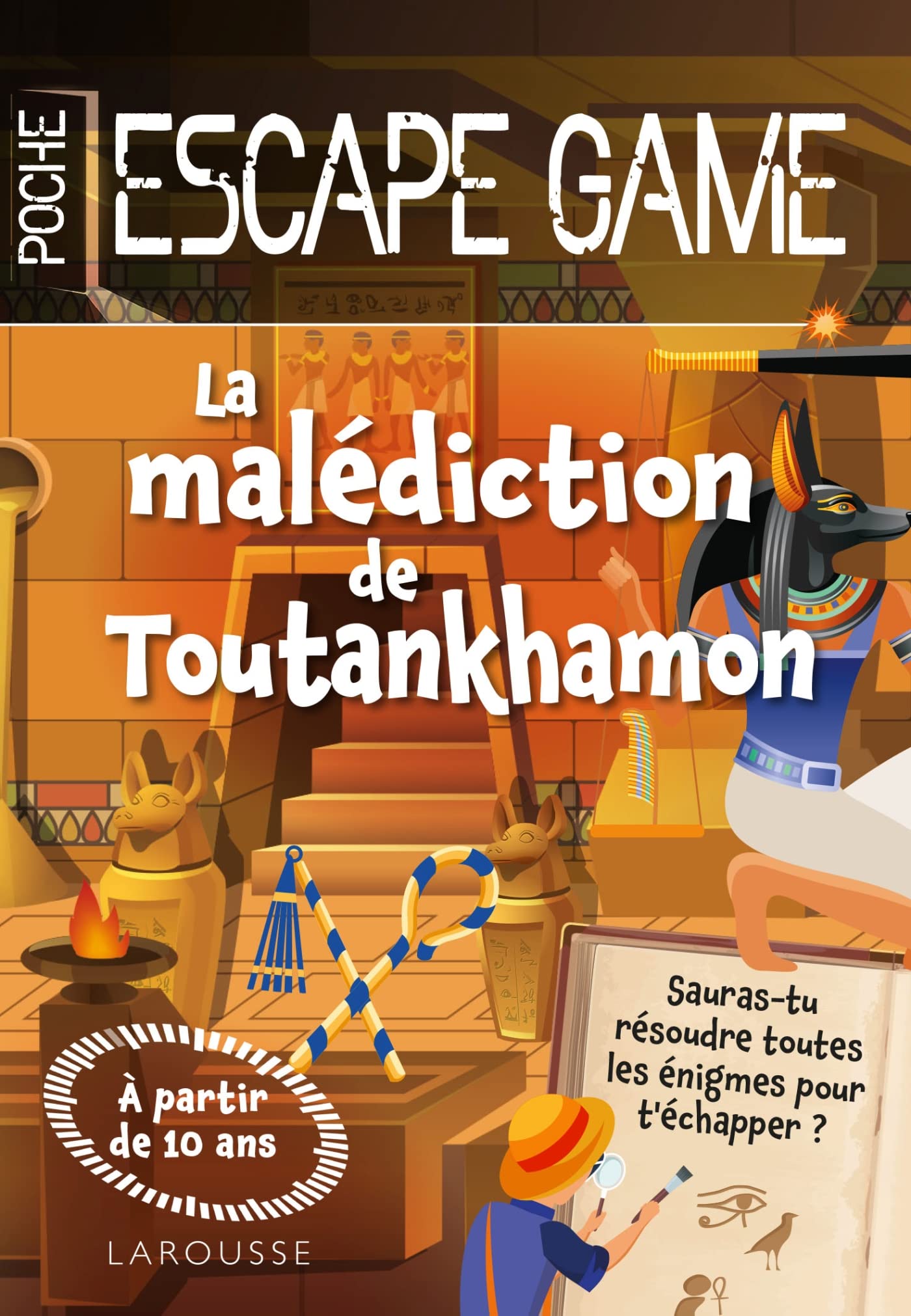 Escape game de poche junior : La malédiction de Toutankhamon 9782036014220