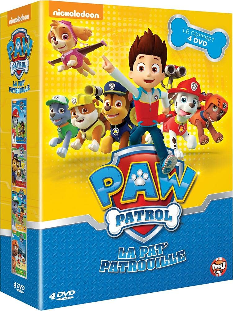 Paw Patrol, La Pat' Patrouille-Le Coffret 4 DVD 3384442266611