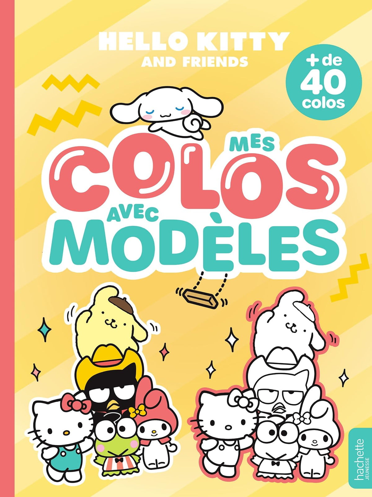 Hello Kitty - Colos avec modèles 9782017908869