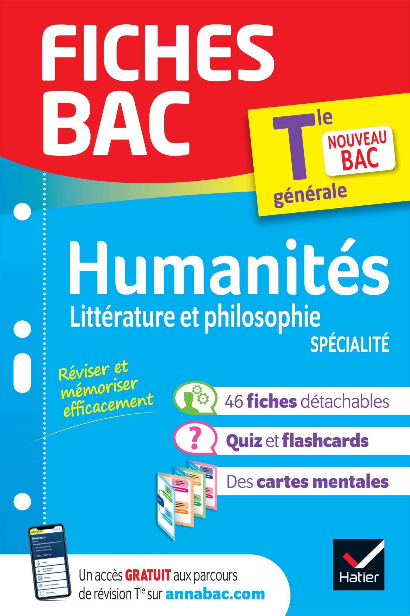 Fiches bac HLP Tle (spécialité) - Bac 2024: nouveau programme de Terminale 9782401086661