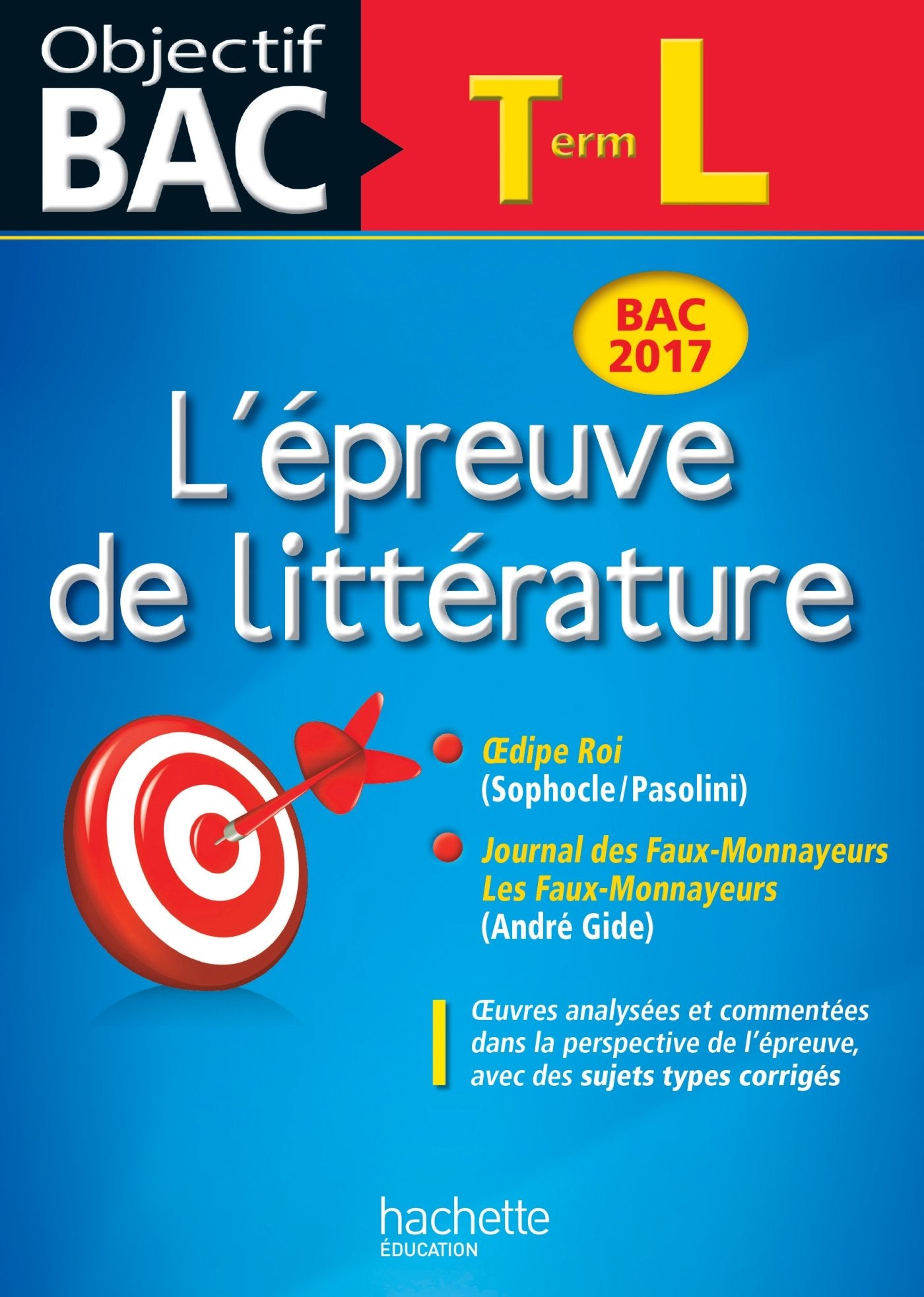 L'épreuve de littérature Term L 9782012903289