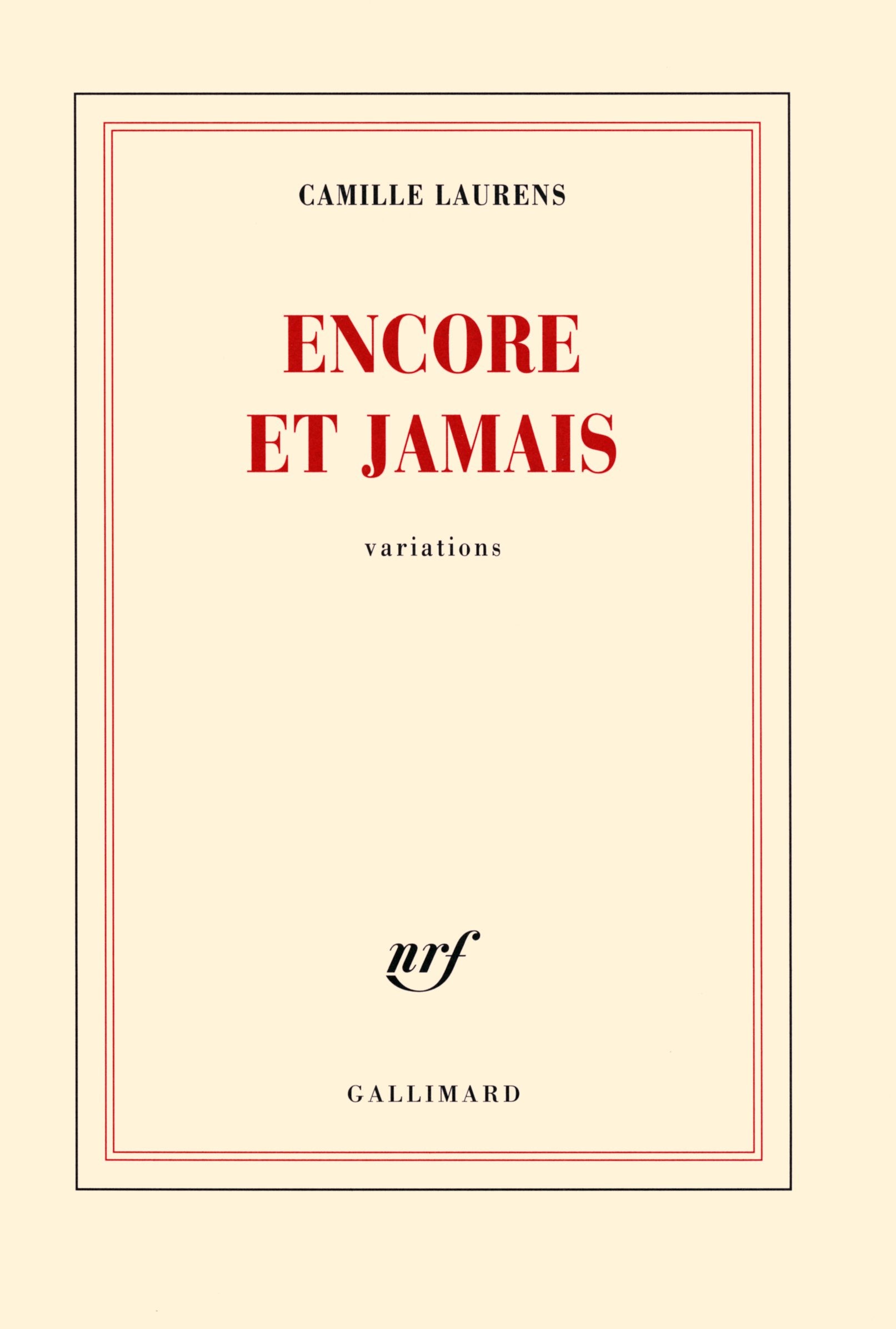 Encore et jamais: Variations 9782070119905