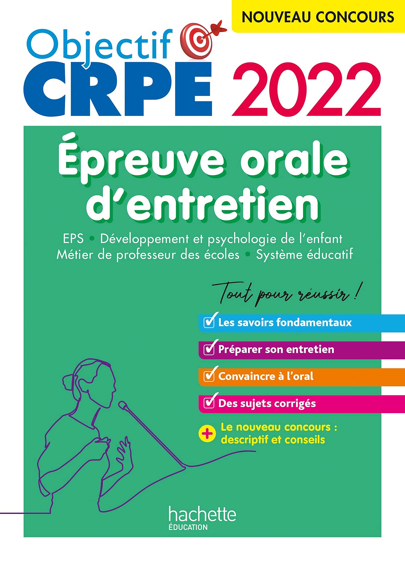 Objectif CRPE 2022 : épreuve orale EPS, Développement de l'enfant, Métier de professeur des écoles 9782017877318