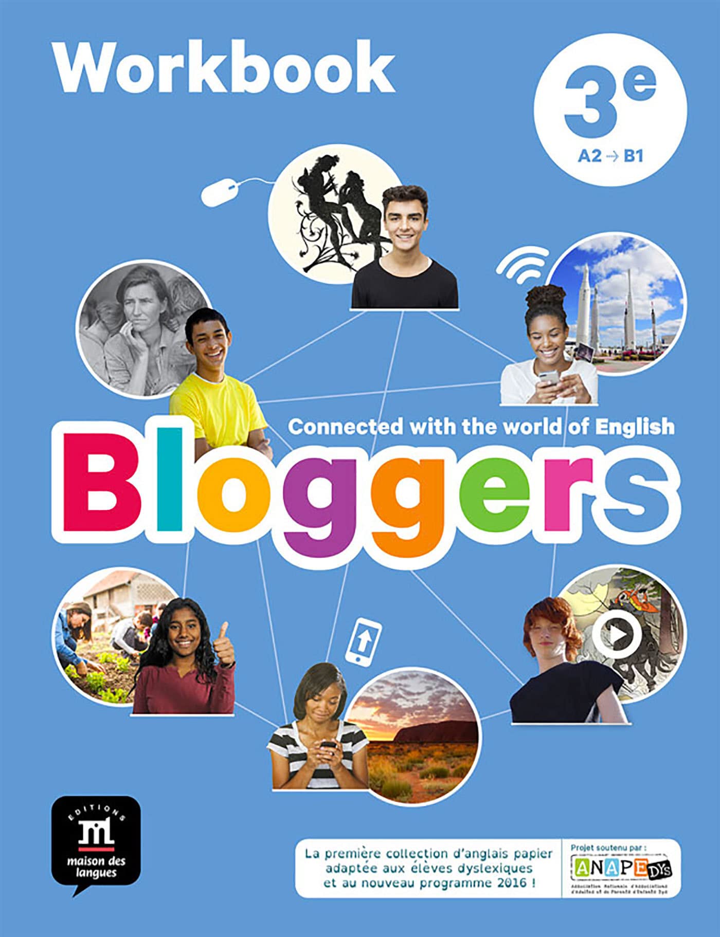 Bloggers 3e - Workbook: Connected with the world of English 9782356854582