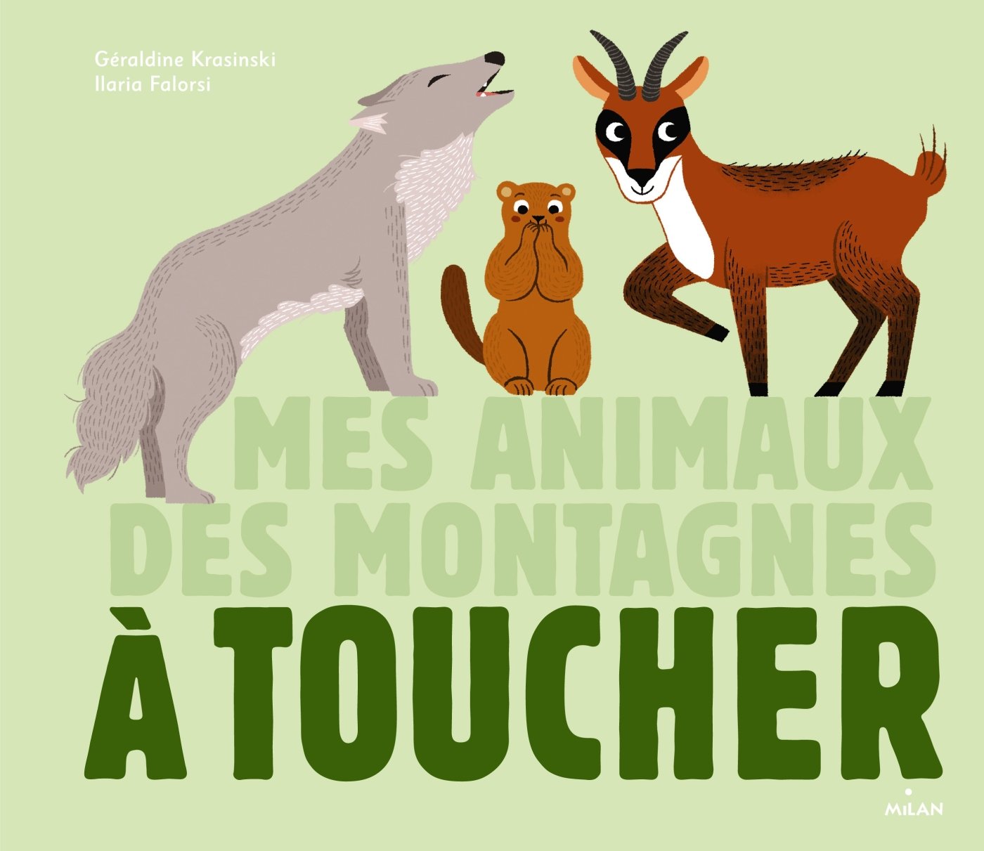 Mes animaux des montagnes à toucher 9782745963550