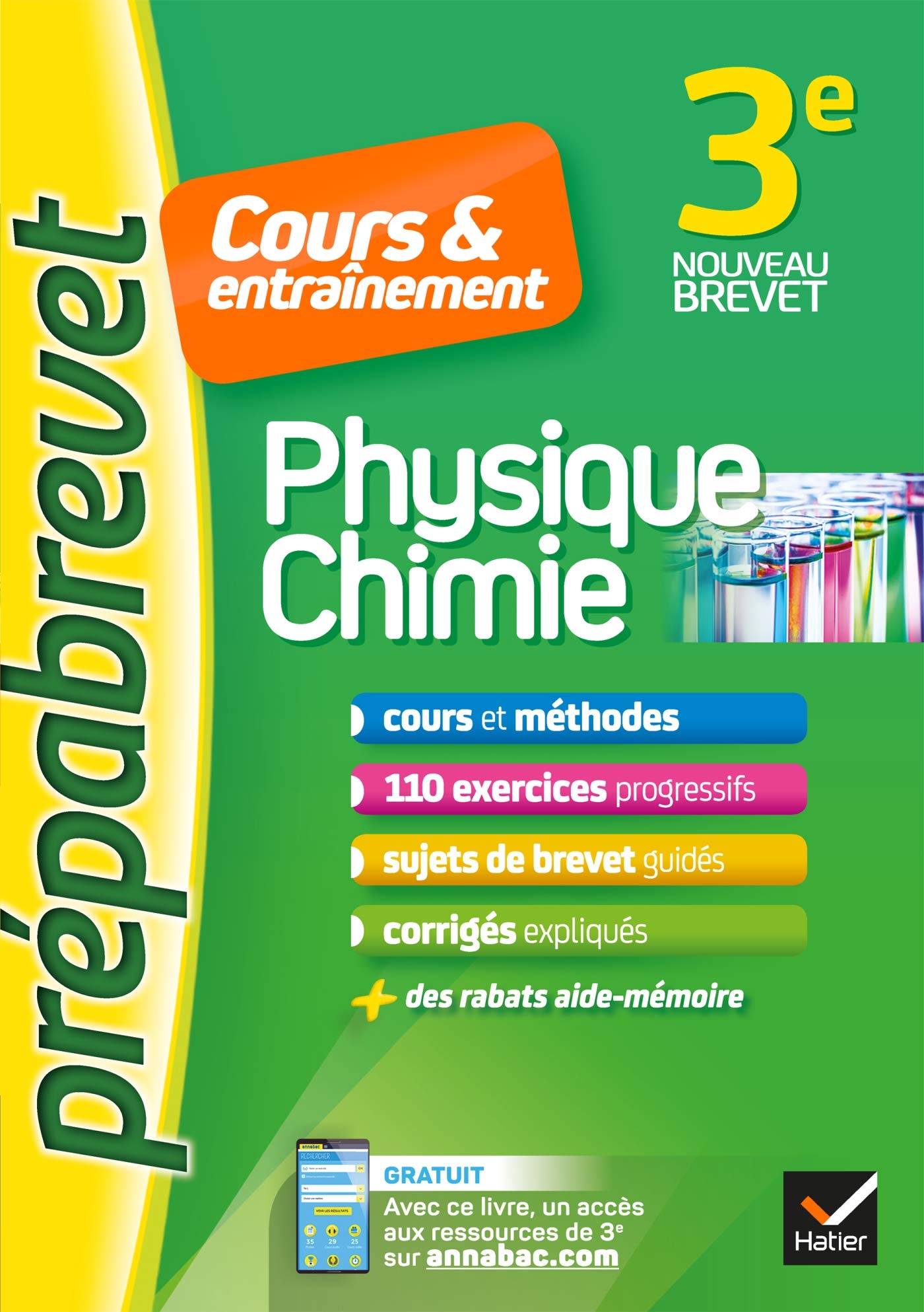 Physique-chimie 3e - Prépabrevet Cours & entraînement: cours, méthodes et exercices progressifs 9782401047273