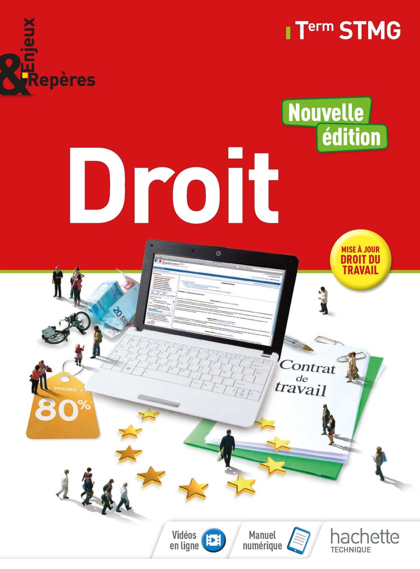 Enjeux et Repères Droit Tle STMG - Livre élève - Éd. 2018 9782013998499