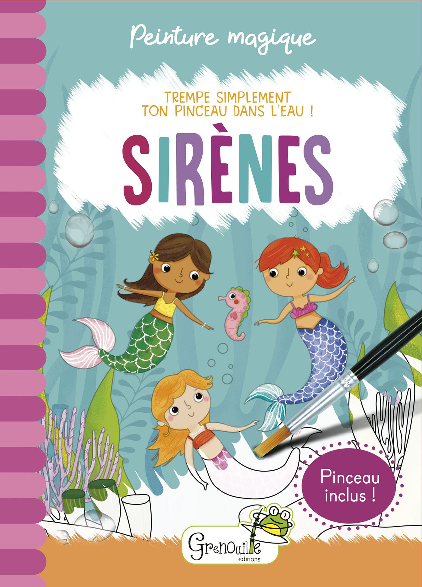 Sirènes: Avec un pinceau inclus ! 9782366536478