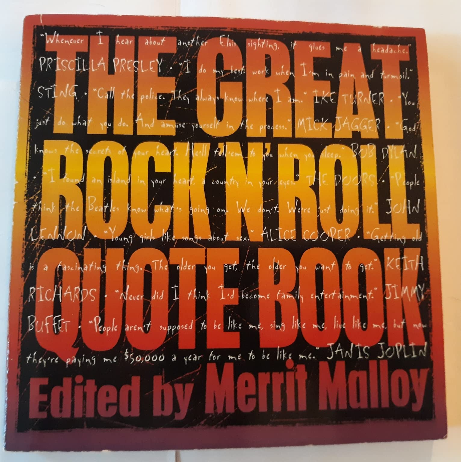 The Great Rock 'N' Roll Quote Book 9780312135041