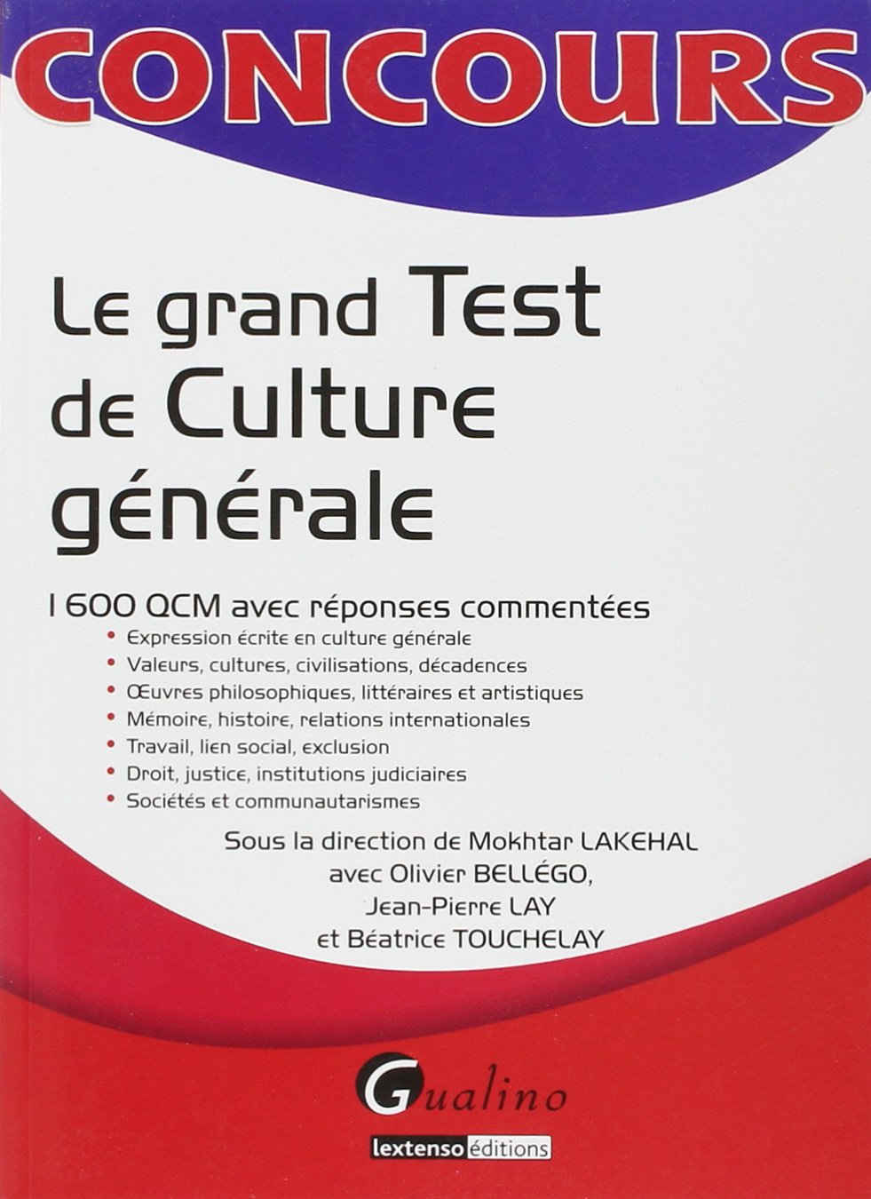 le grand test de culture générale 9782297013055