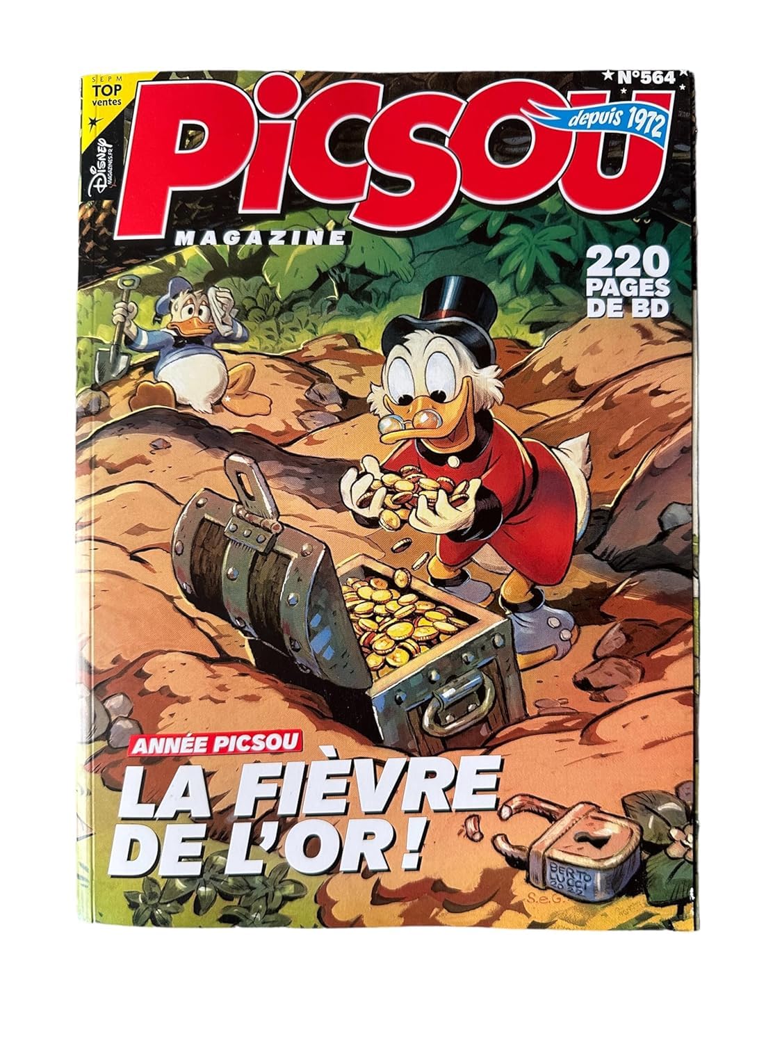 Picsou Magazine Numéro 564 : Année picsou, la fièvre de l'or ! 