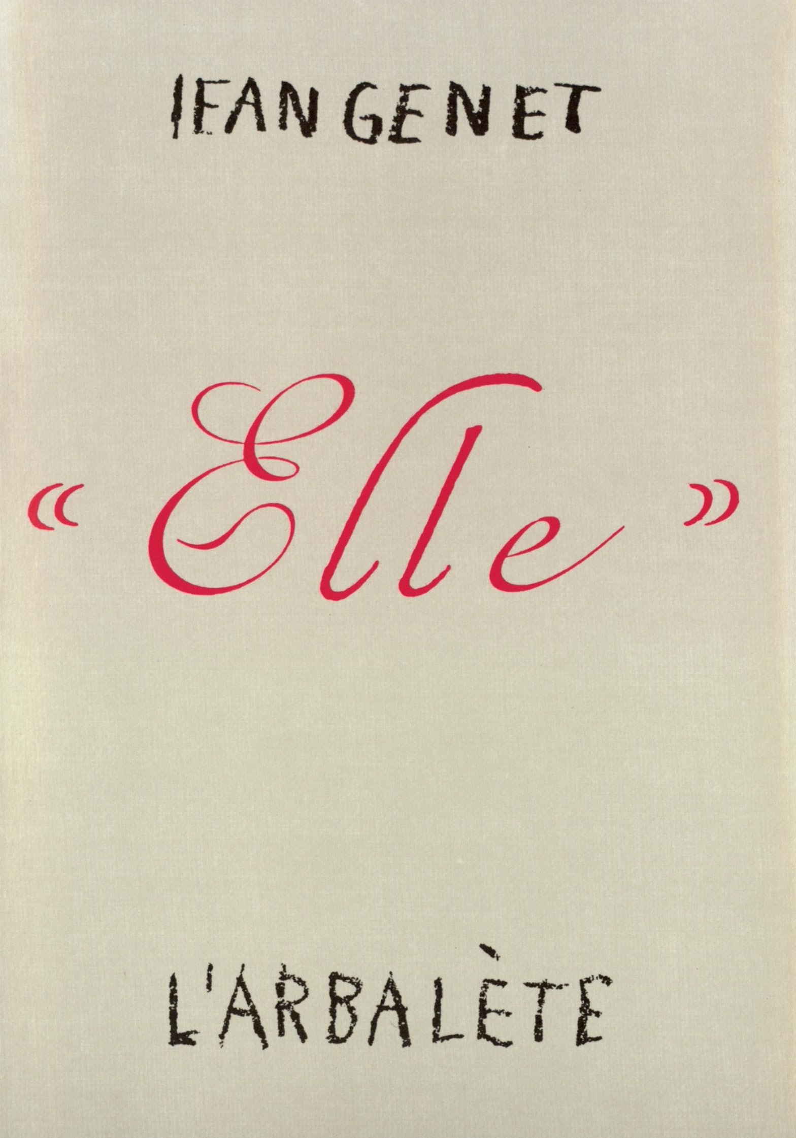 Elle 9782902375387