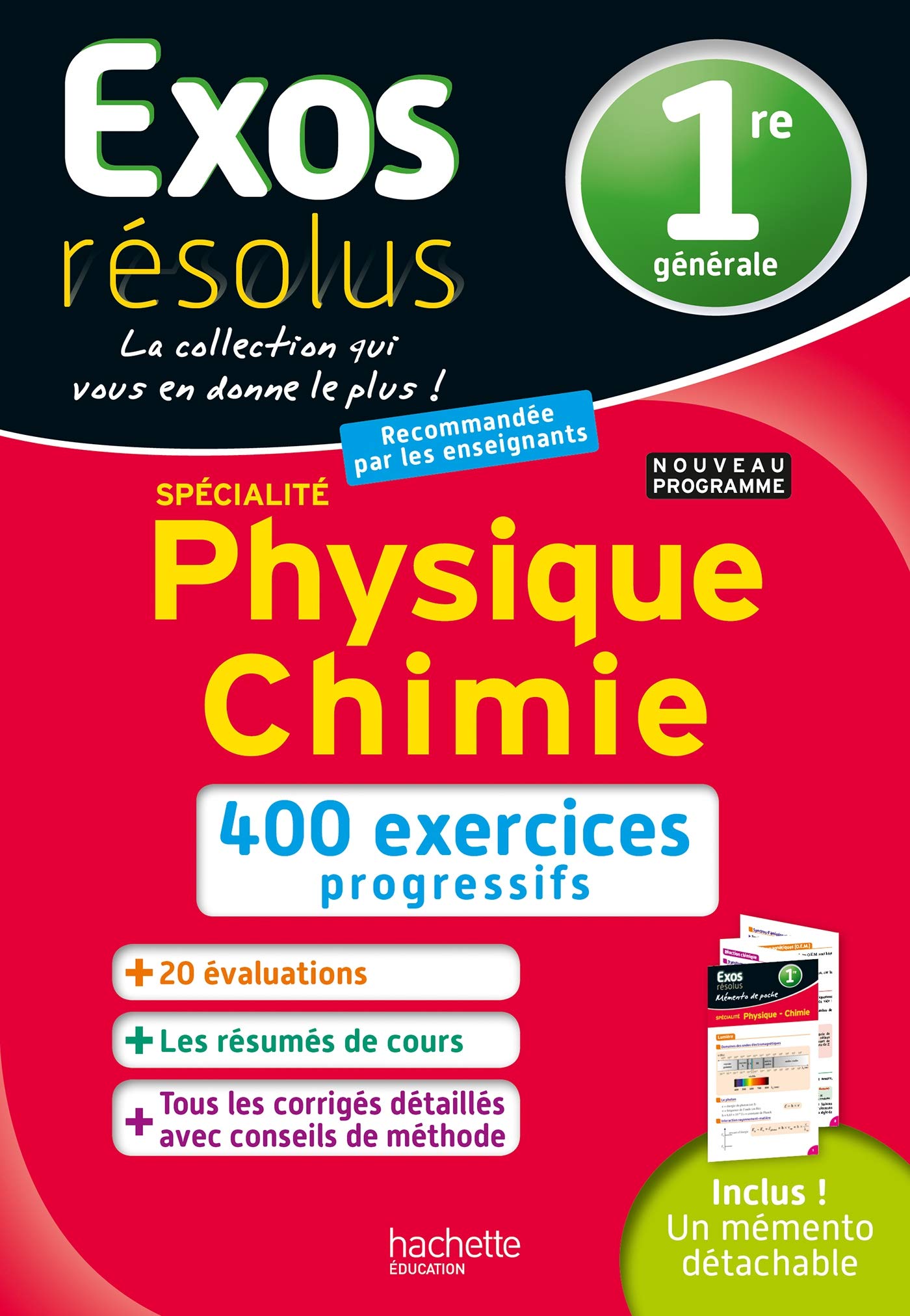 Exos Résolus SPECIALITE Physique-Chimie 1re 9782017081708