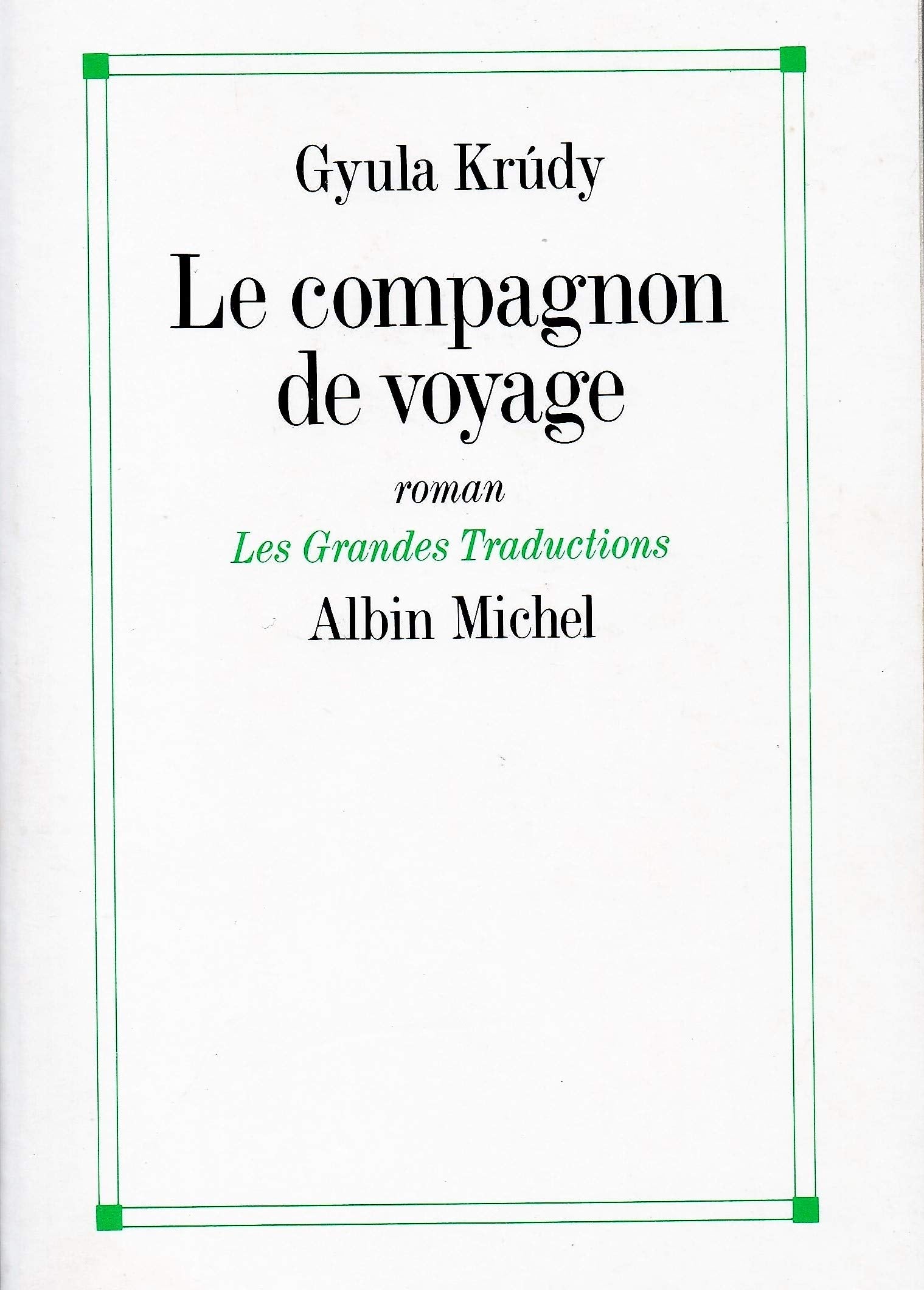 Le compagnon de voyage 9782226053152