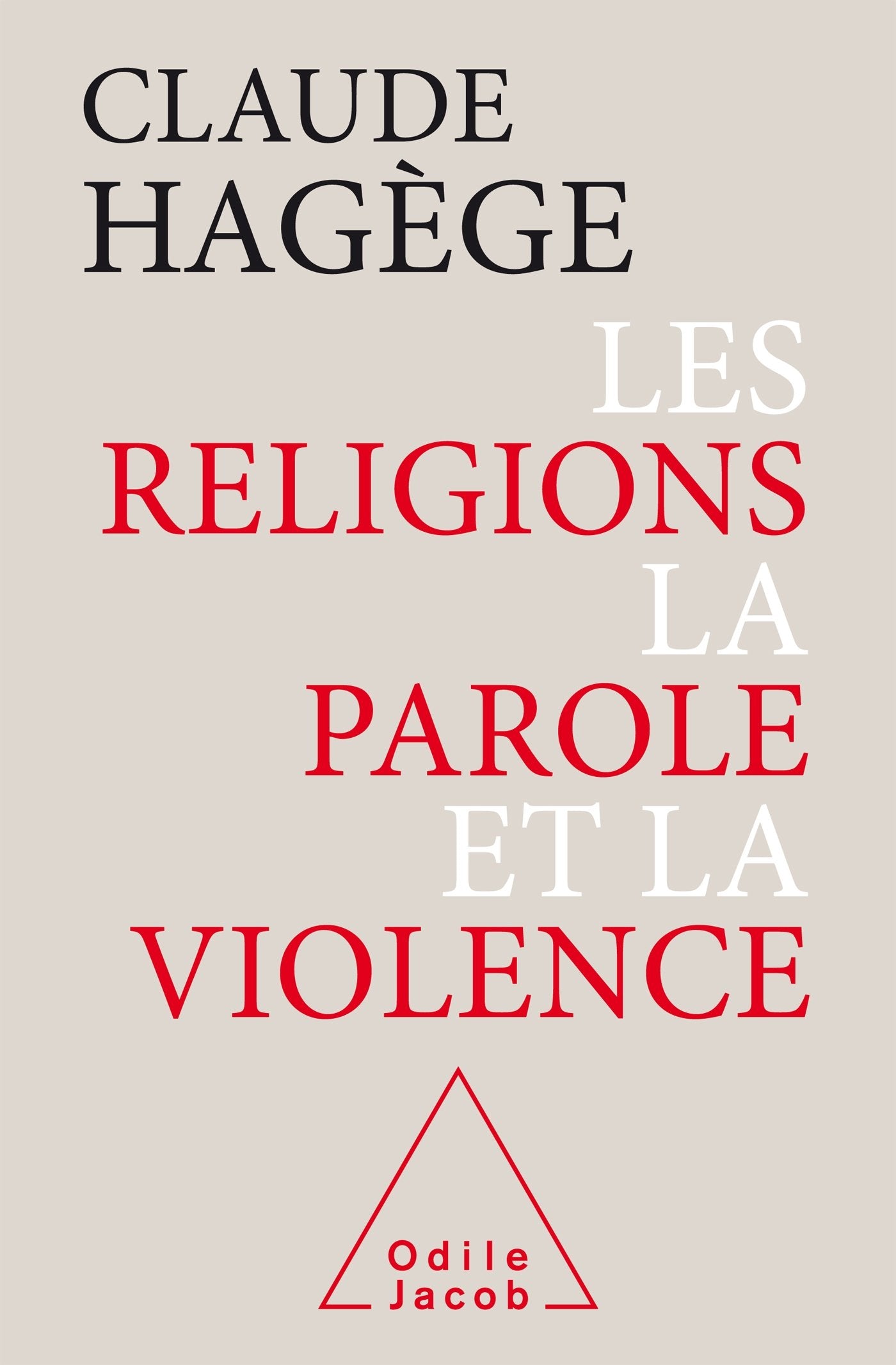 Les Religions, la Parole et la Violence 9782738125187