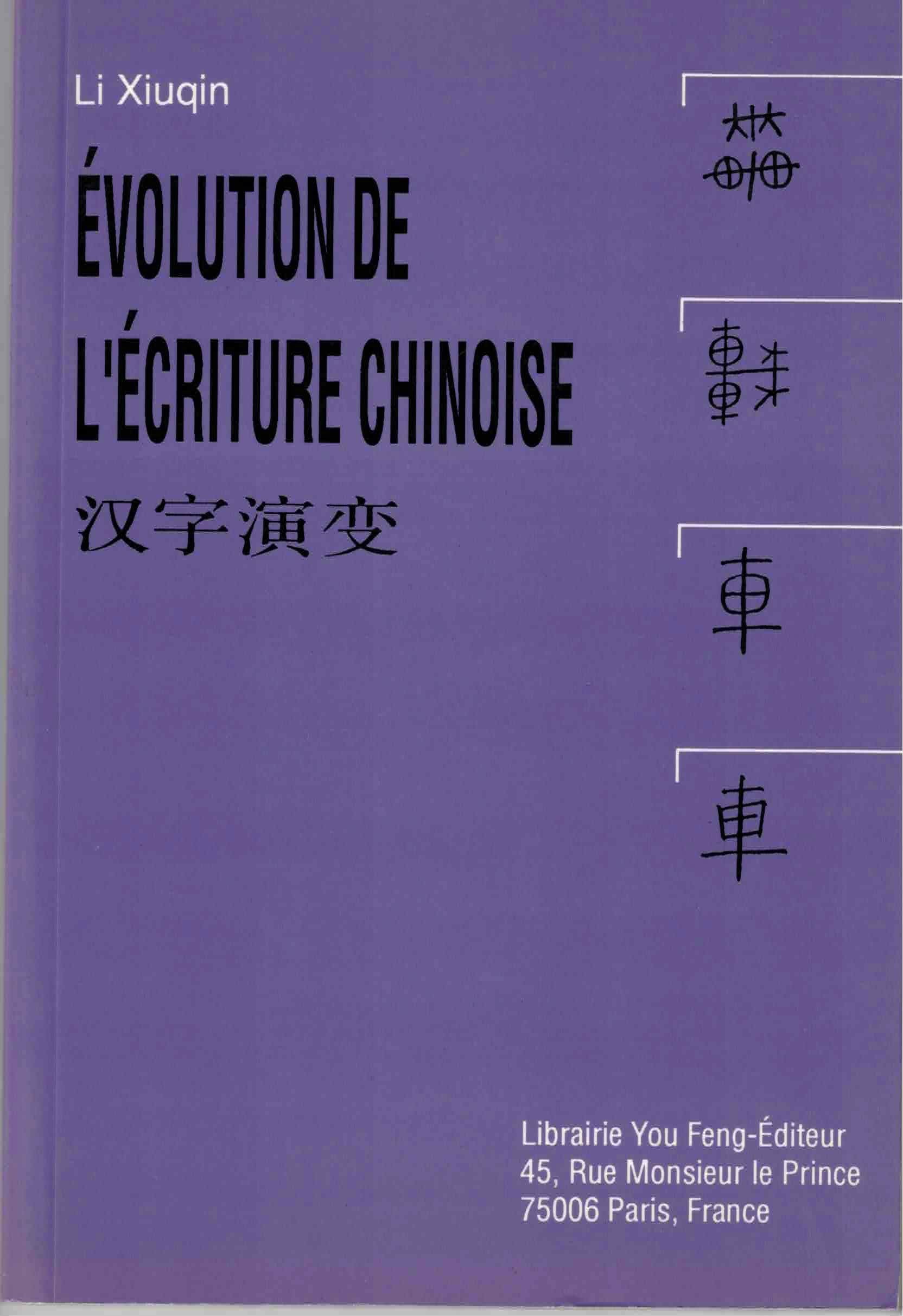 Evolution de l'écriture chinoise 500 exemples 9782906658653