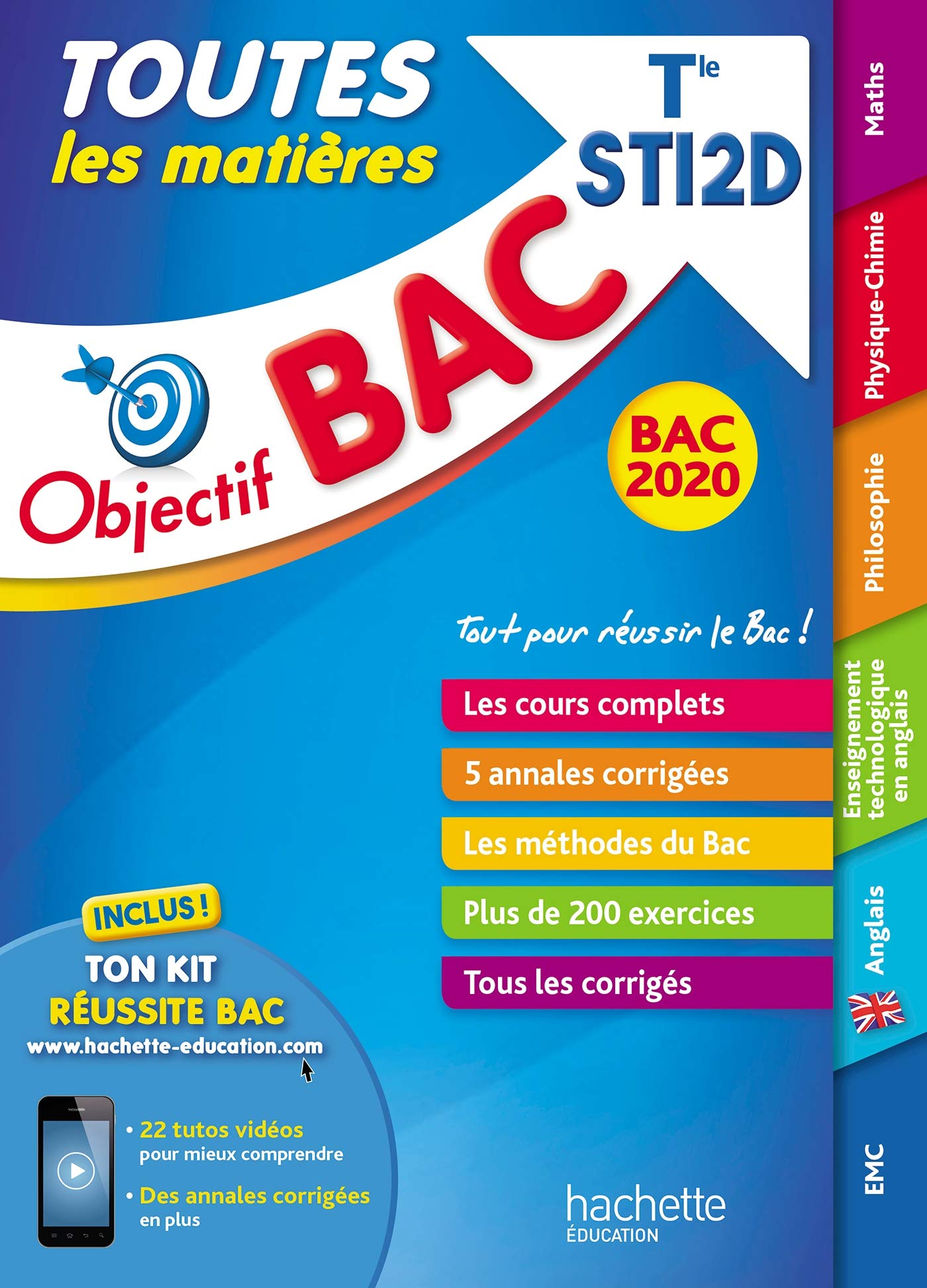 Objectif Bac 2020 Toutes les matières Term STI2D 9782017082347