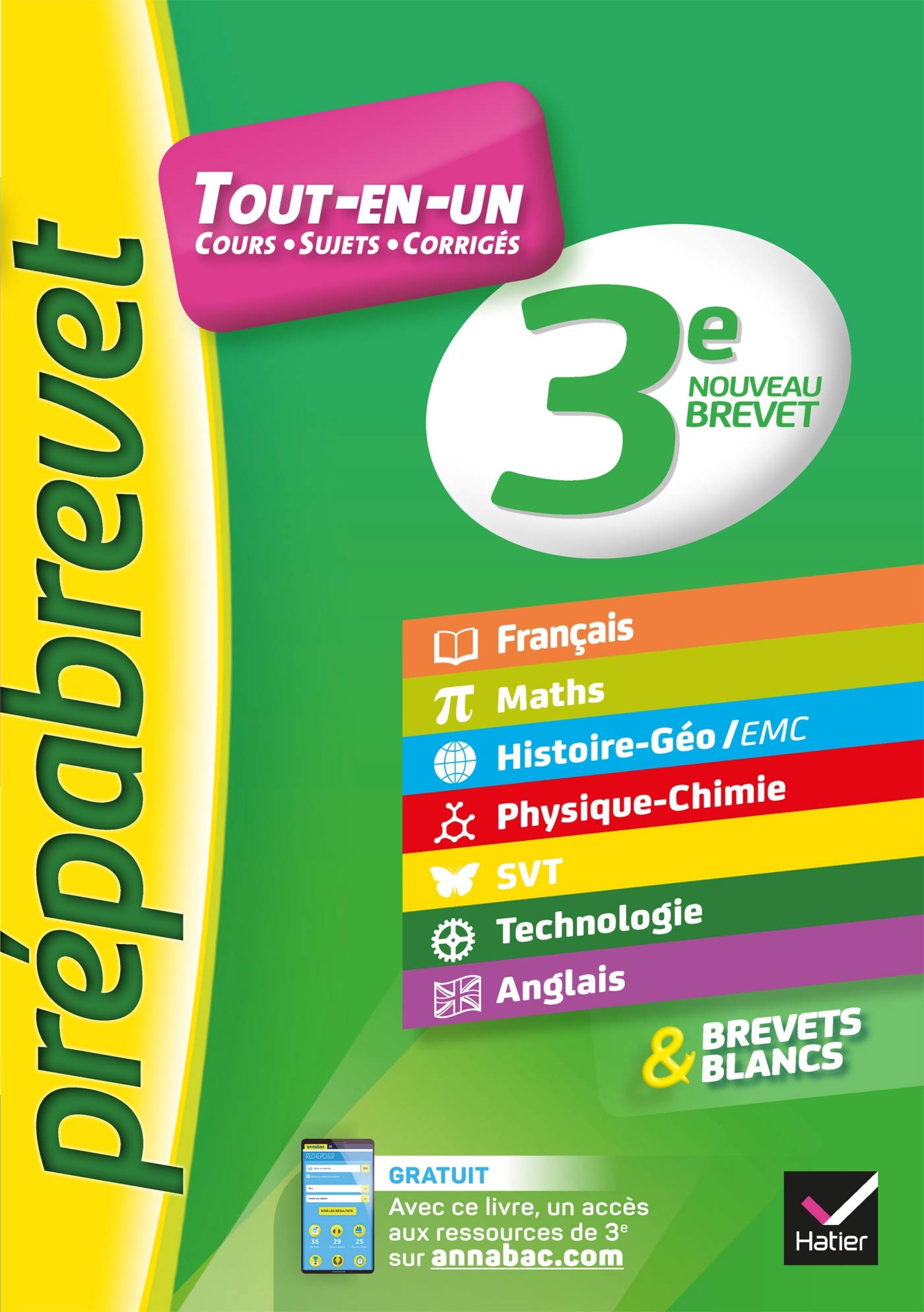 Le tout-en-un 3e Nouveau brevet 9782401047297