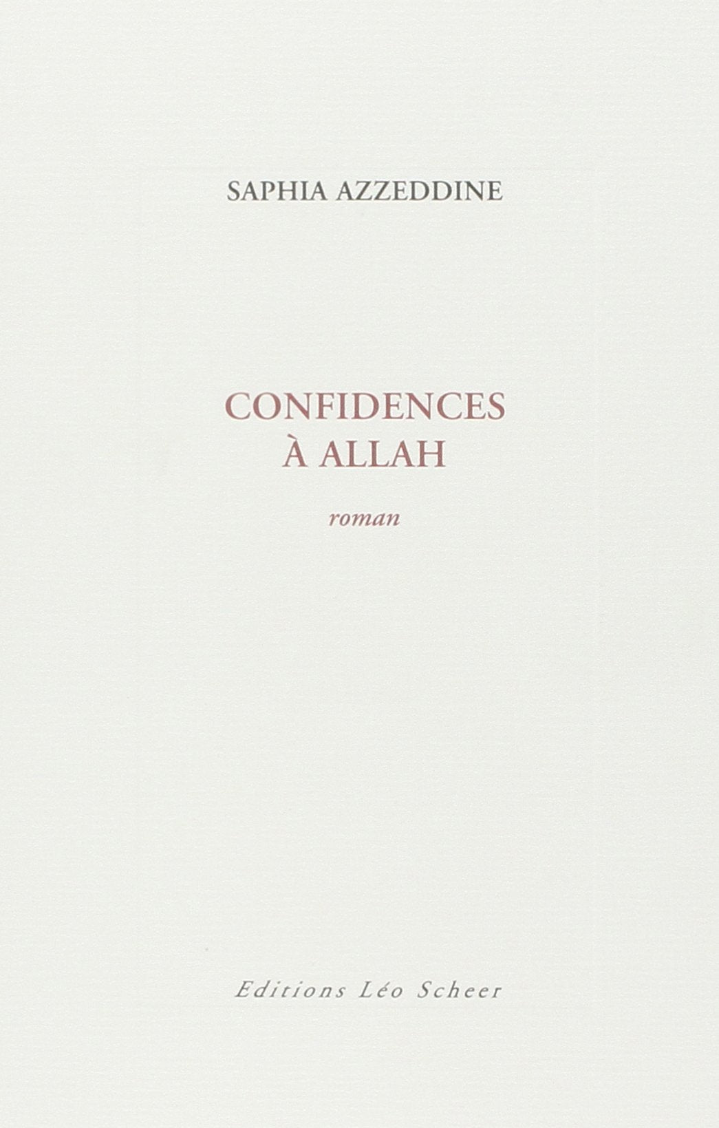 Confidences à Allah 9782756101194
