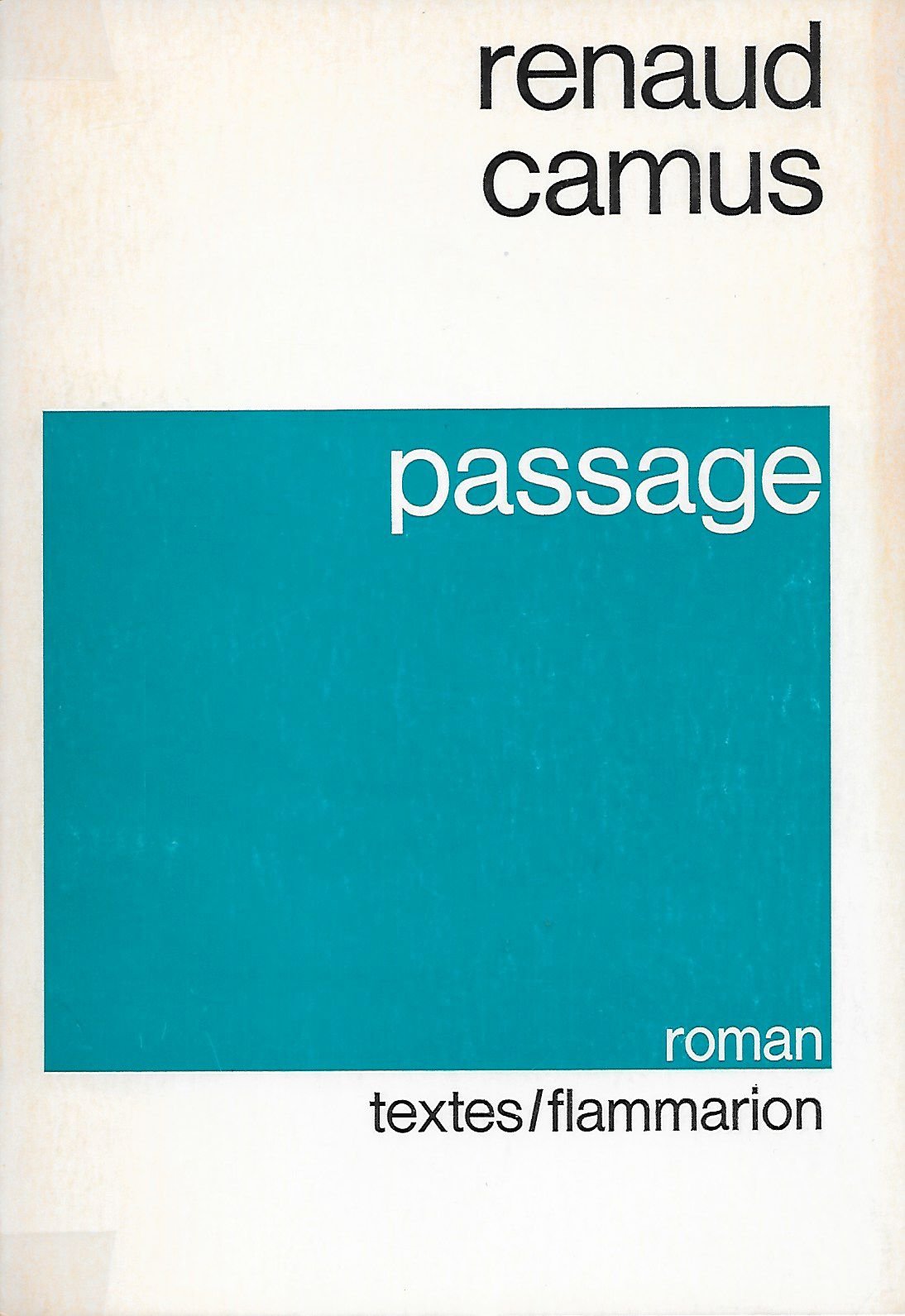 Passage 9782080607829