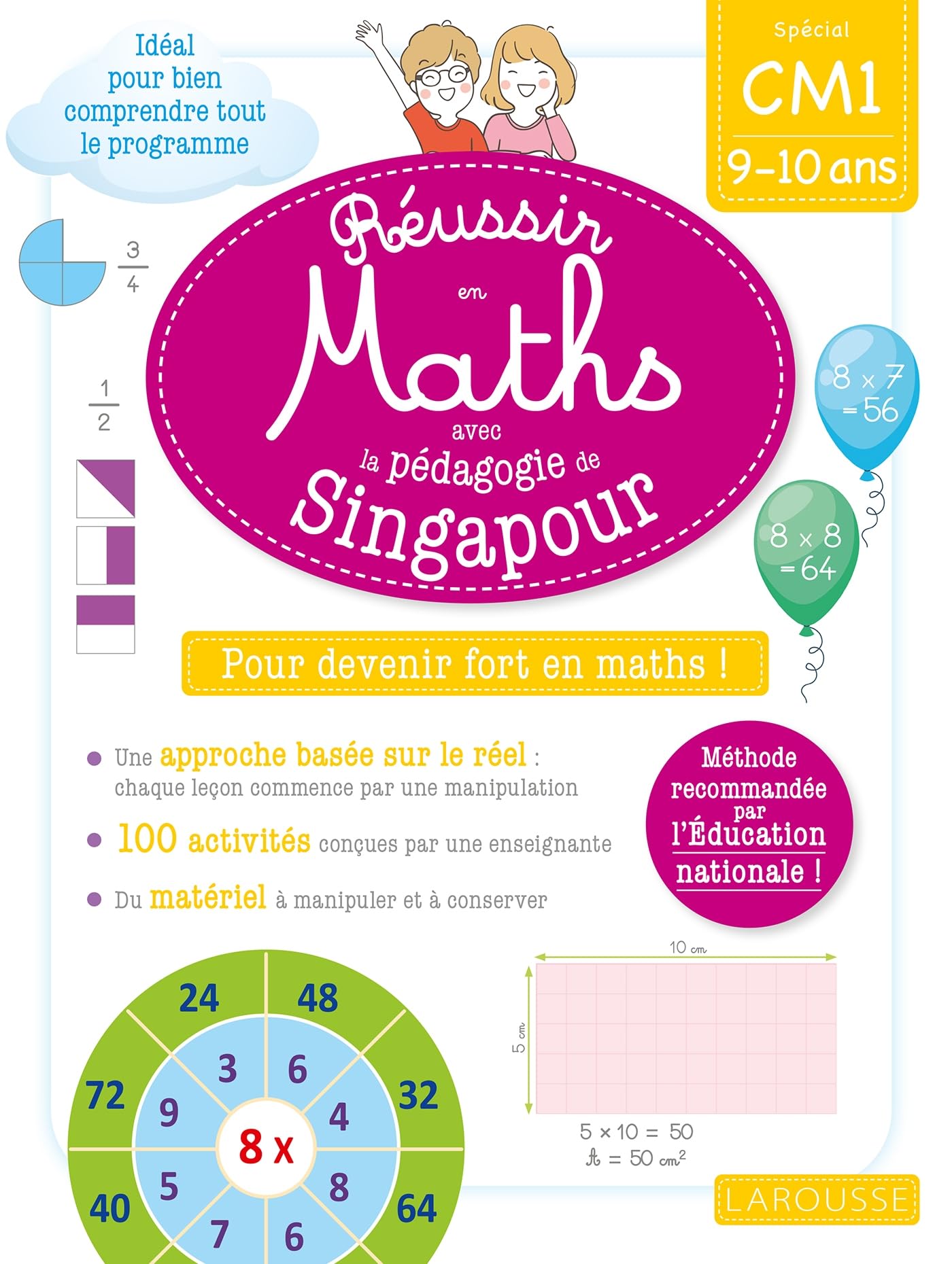 Réussir en maths avec Singapour CM1 9782035975072