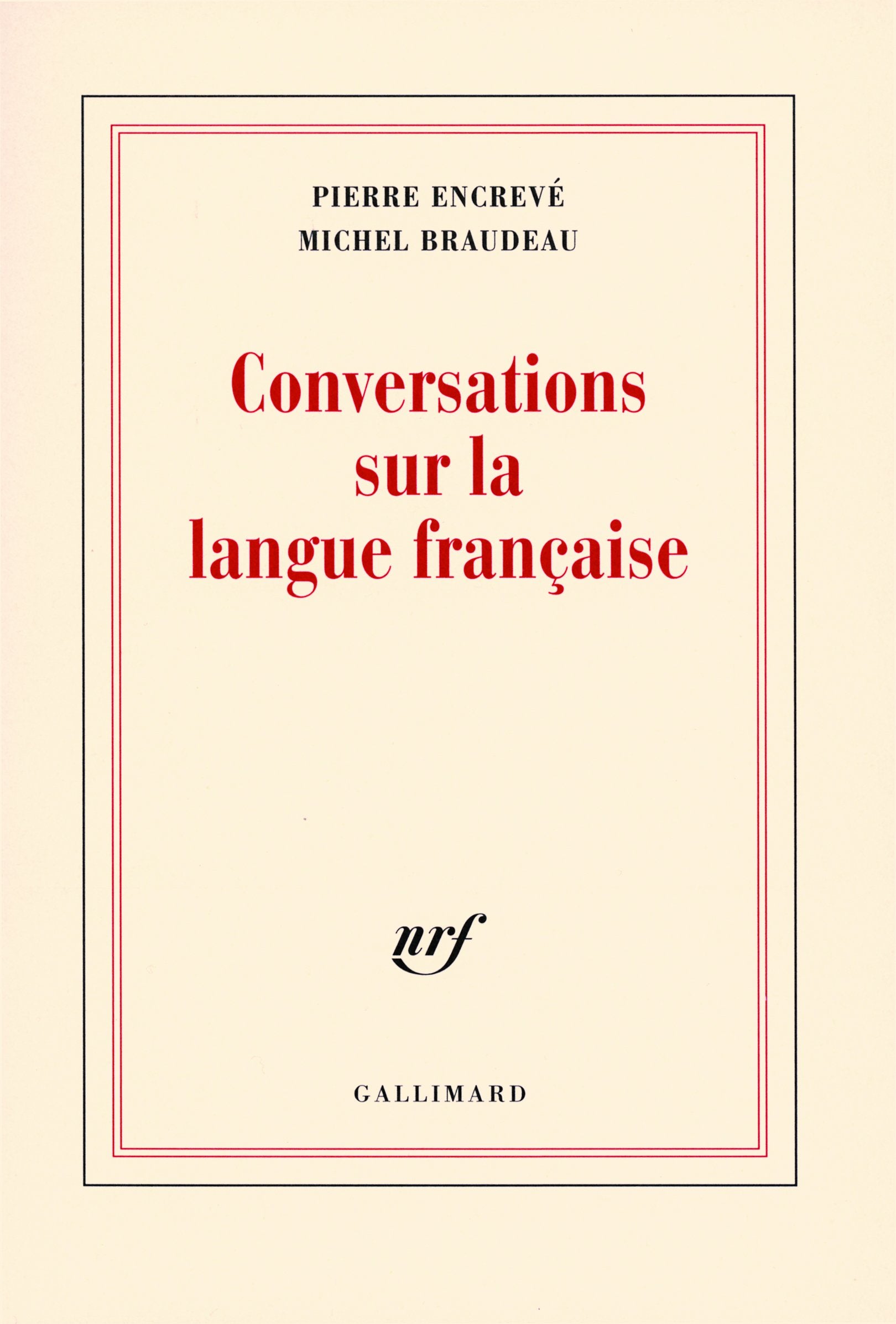 Conversations sur la langue française 9782070783595