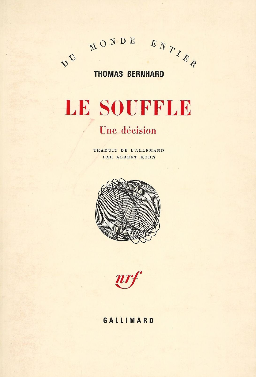 Le Souffle: Une décision 9782070224241