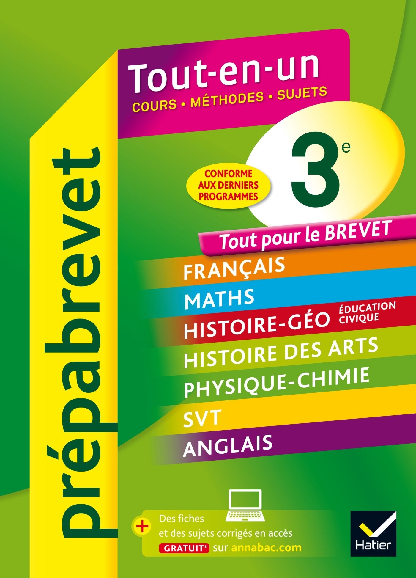 Prépabrevet Tout-en-un 3e 9782218981470