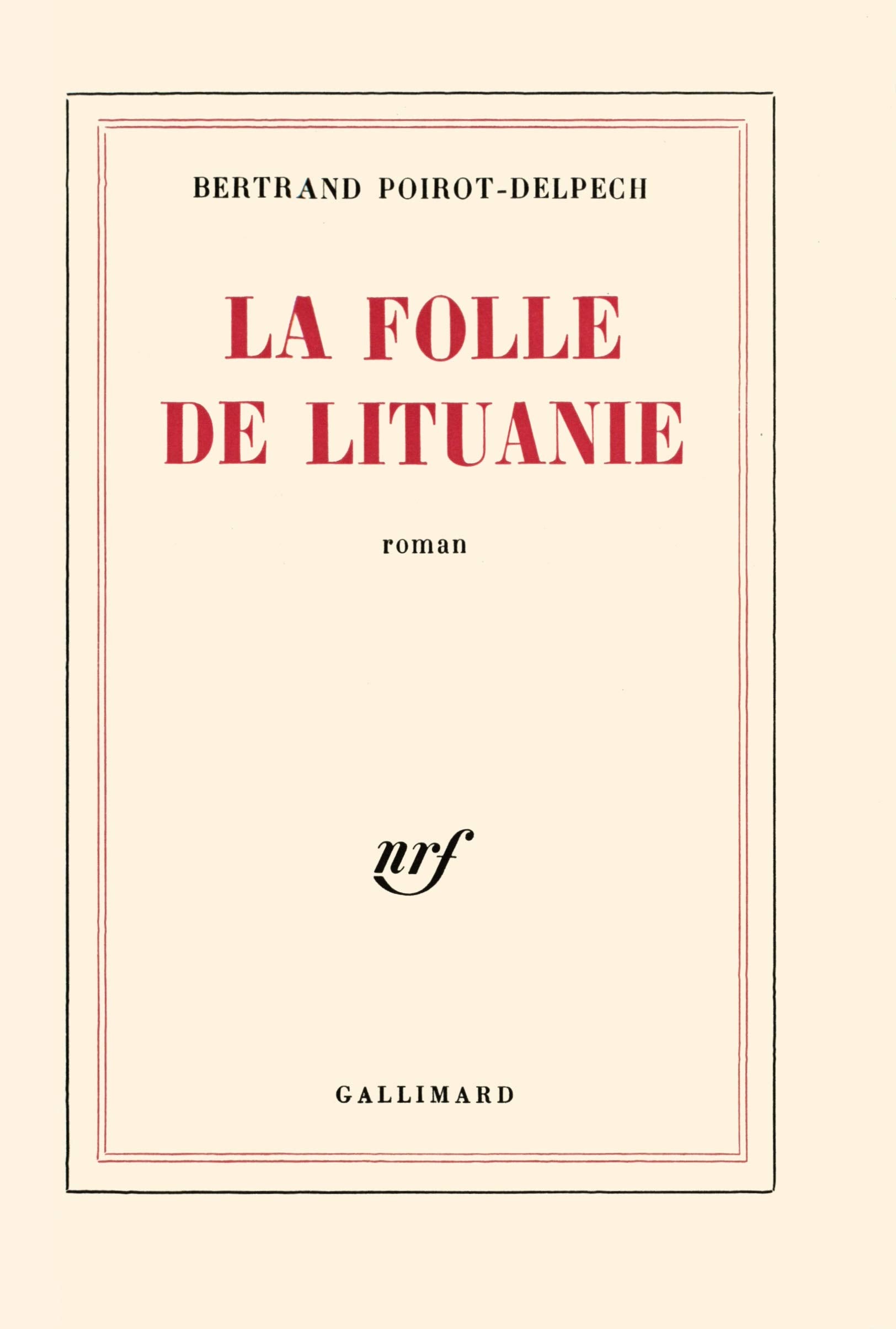 La Folle de Lituanie 9782070272907