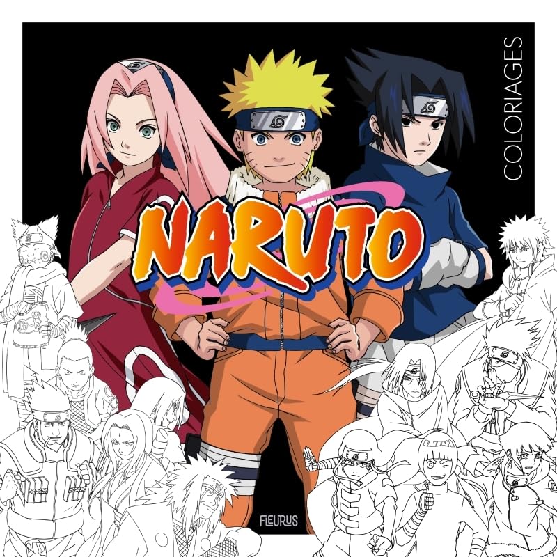 Livre de coloriages - Naruto 9782215197652