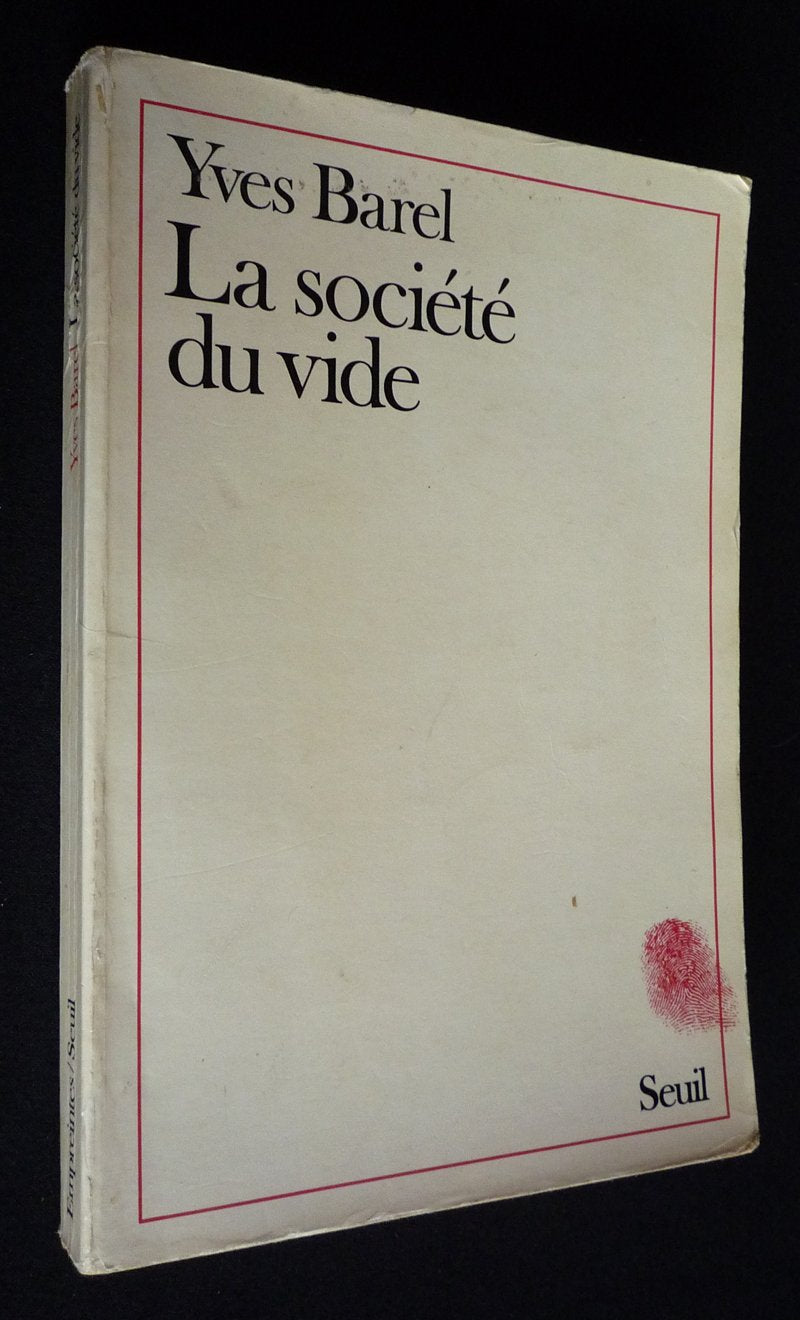La Société du vide 9782020068246