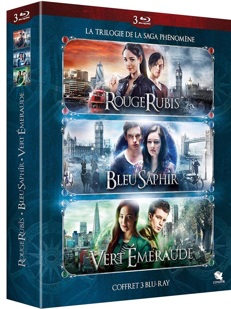 COFFRET LA TRILOGIE DES GEMMES - Rouge Rubis + Bleu Saphir + Vert Émeraude - BLU-RAY 3512392708763