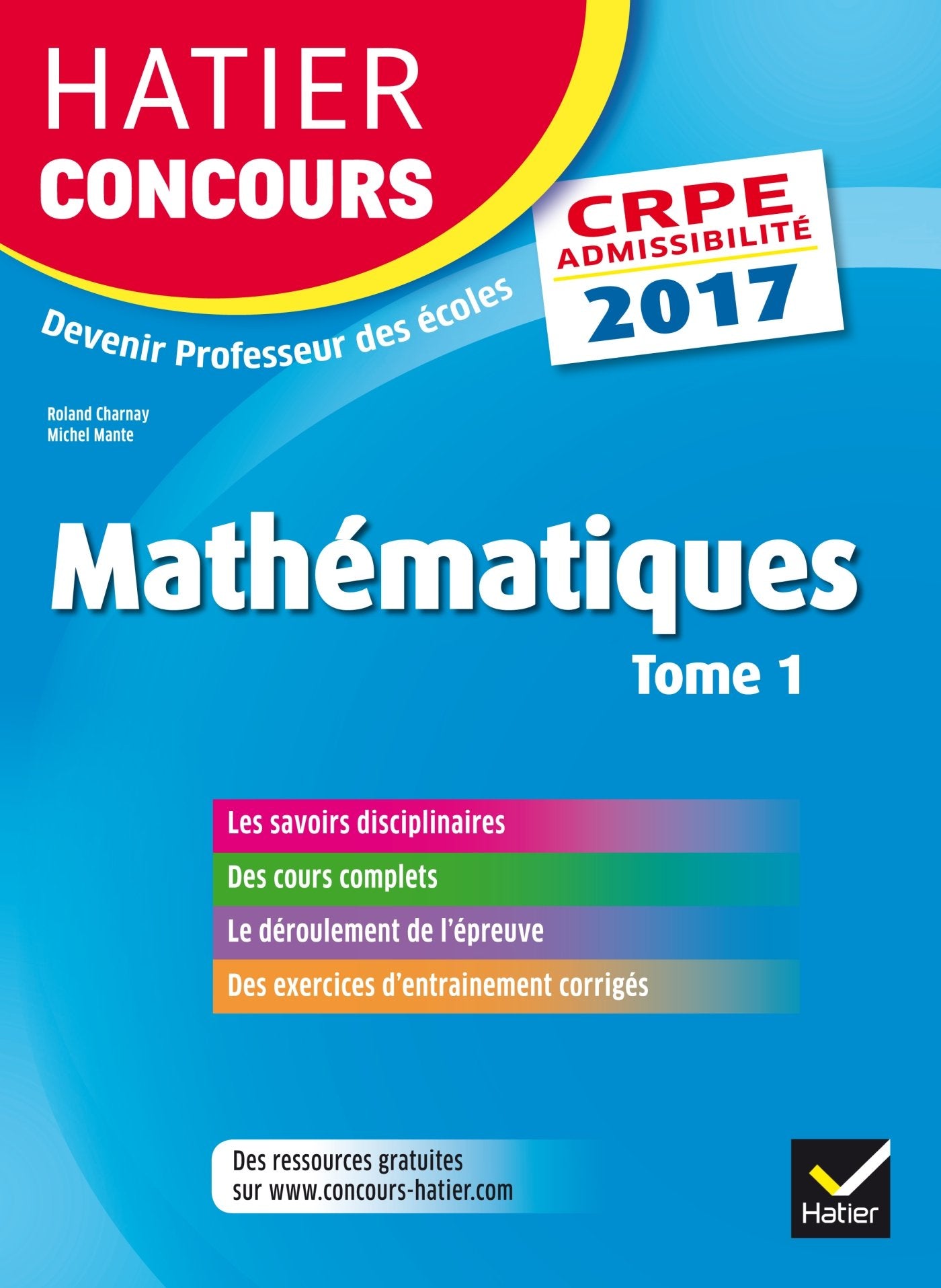 Mathématiques: Tome 1, Epreuve écrite d'admissibilité 9782218983504