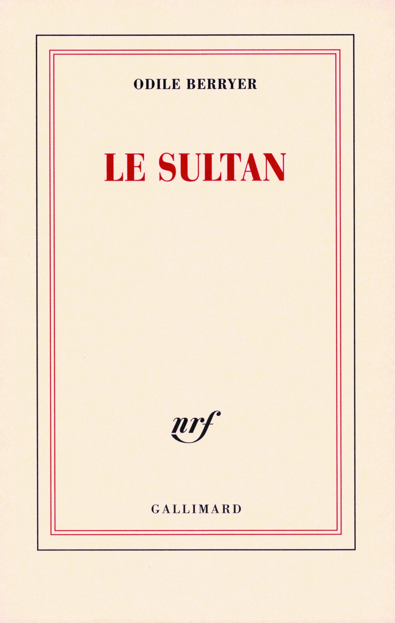Le Sultan 9782070121717
