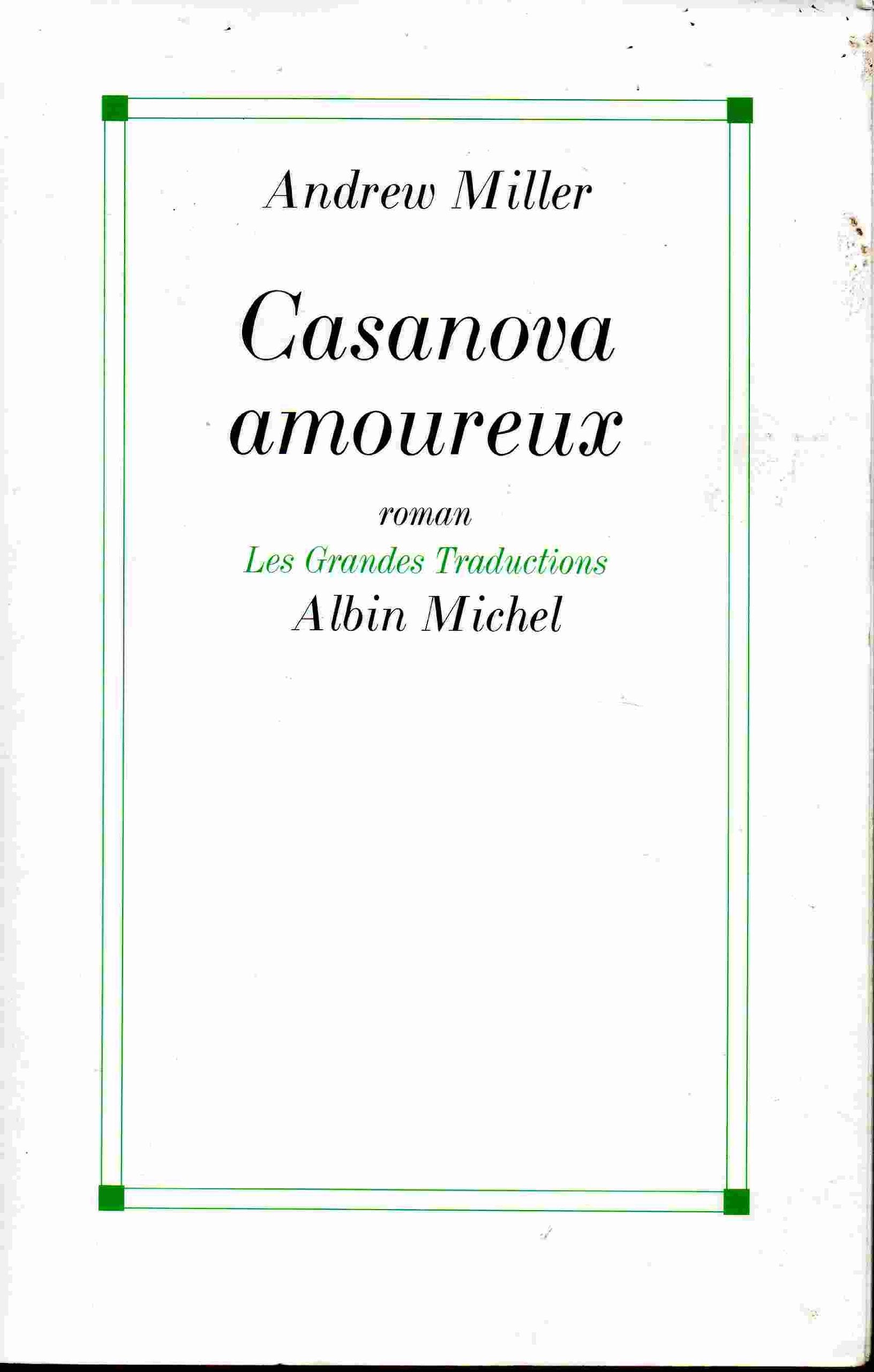 Casanova amoureux 9782226111302