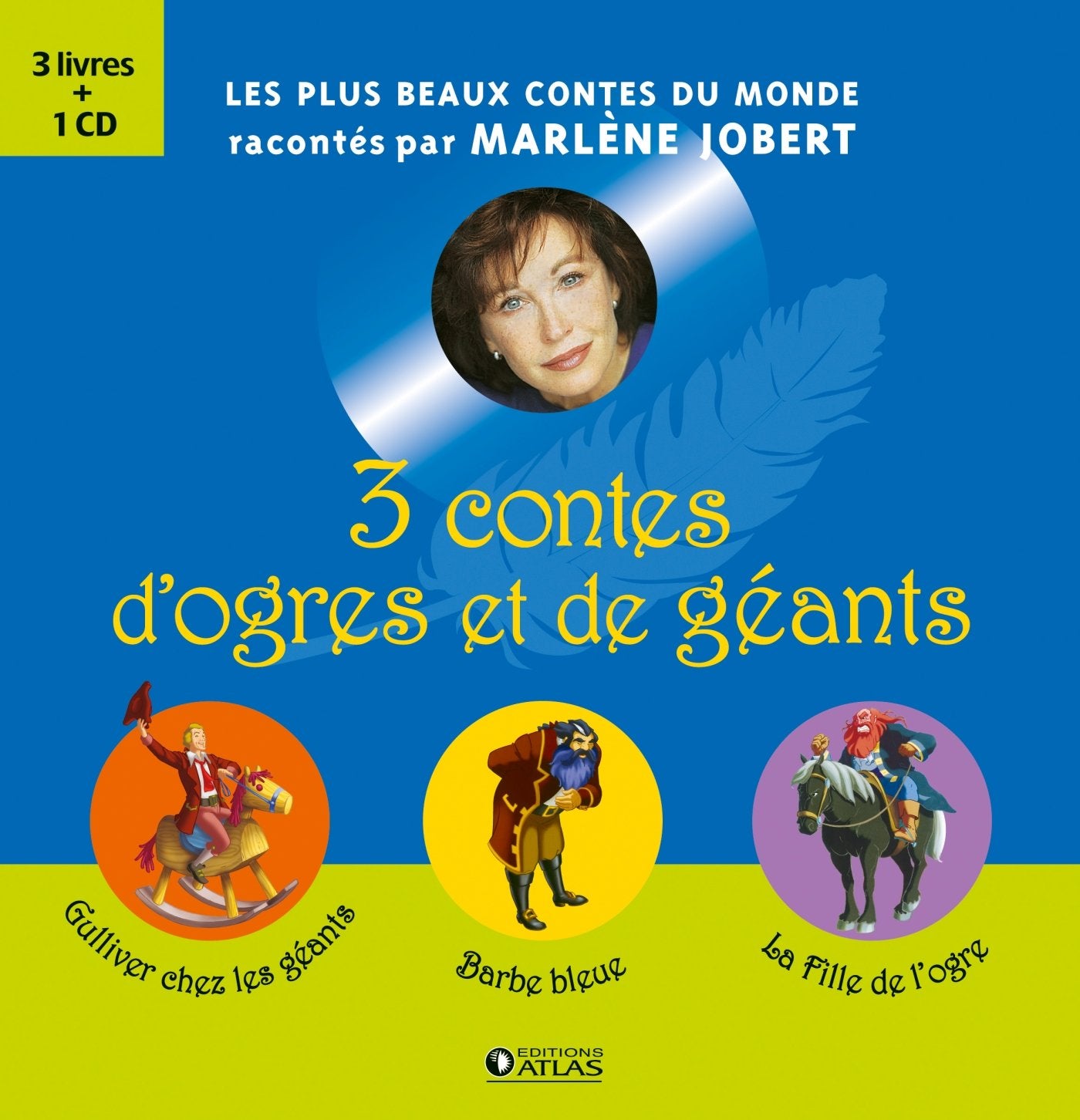 3 contes d'ogres et de géants: Gulliver chez les géants, Barbe Bleue, La Fille de l'ogre 9782723490184