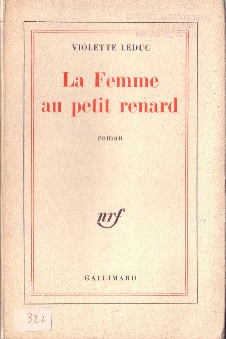 La Femme au petit renard 9782070238378