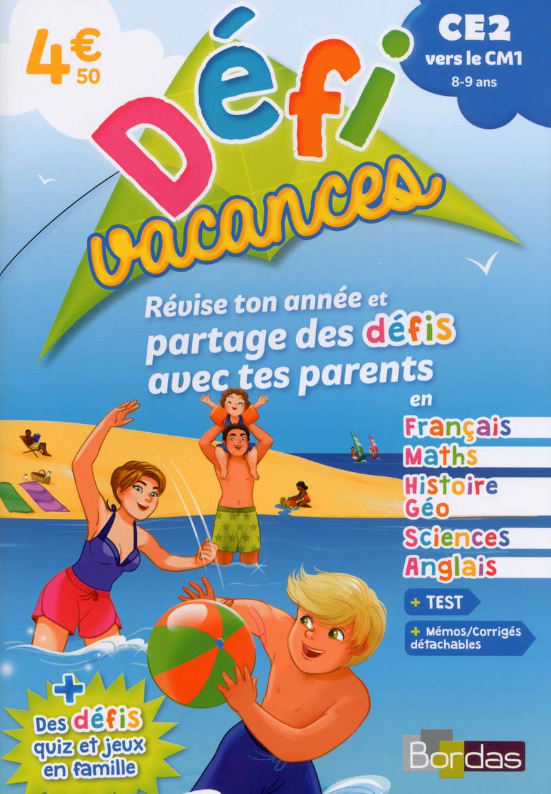 DéfiVacances CE2 vers CM1- Cahier de vacances 9782047356654