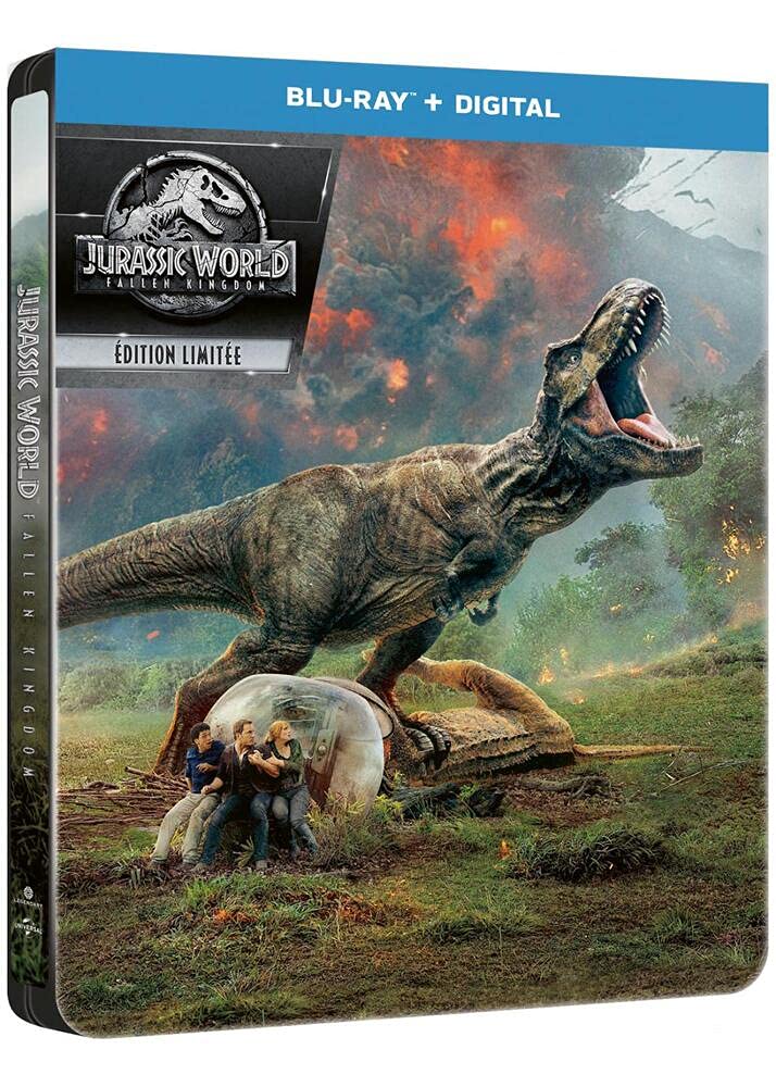 Jurassic World : Fallen Kingdom [Édition SteelBook Blu-ray + Digital] 5053083161163
