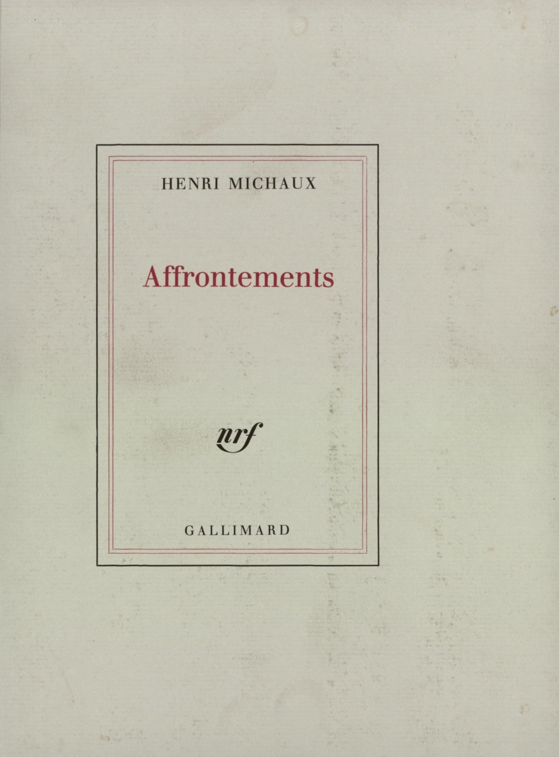 Affrontements 9782070707287