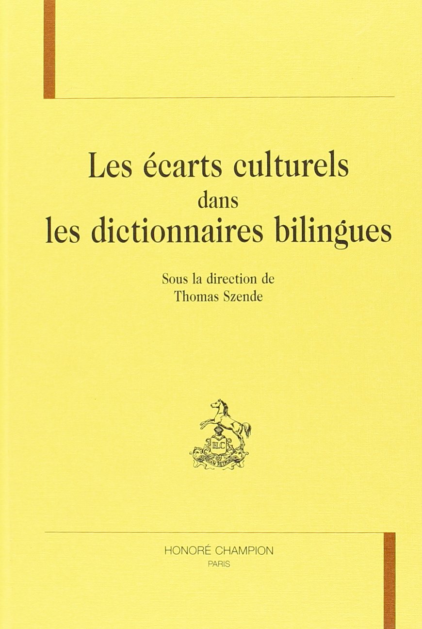 Les écarts culturels dans les dictionnaires bilingues 9782745308702