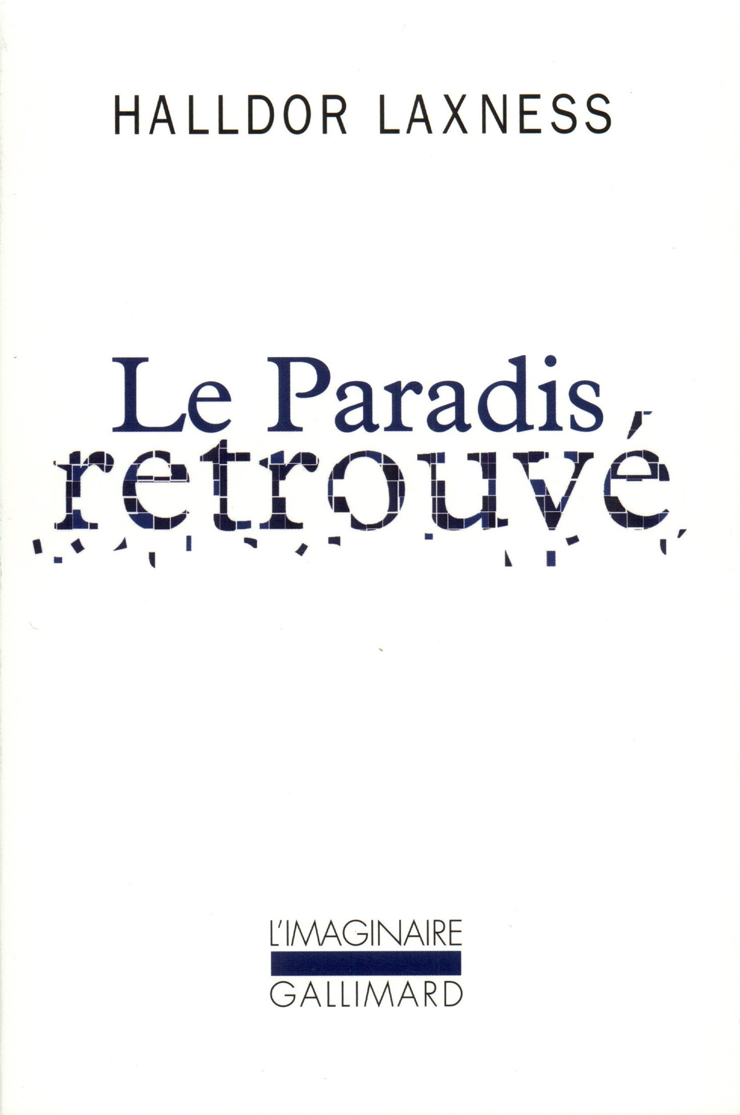 Le Paradis retrouvé 9782070719914