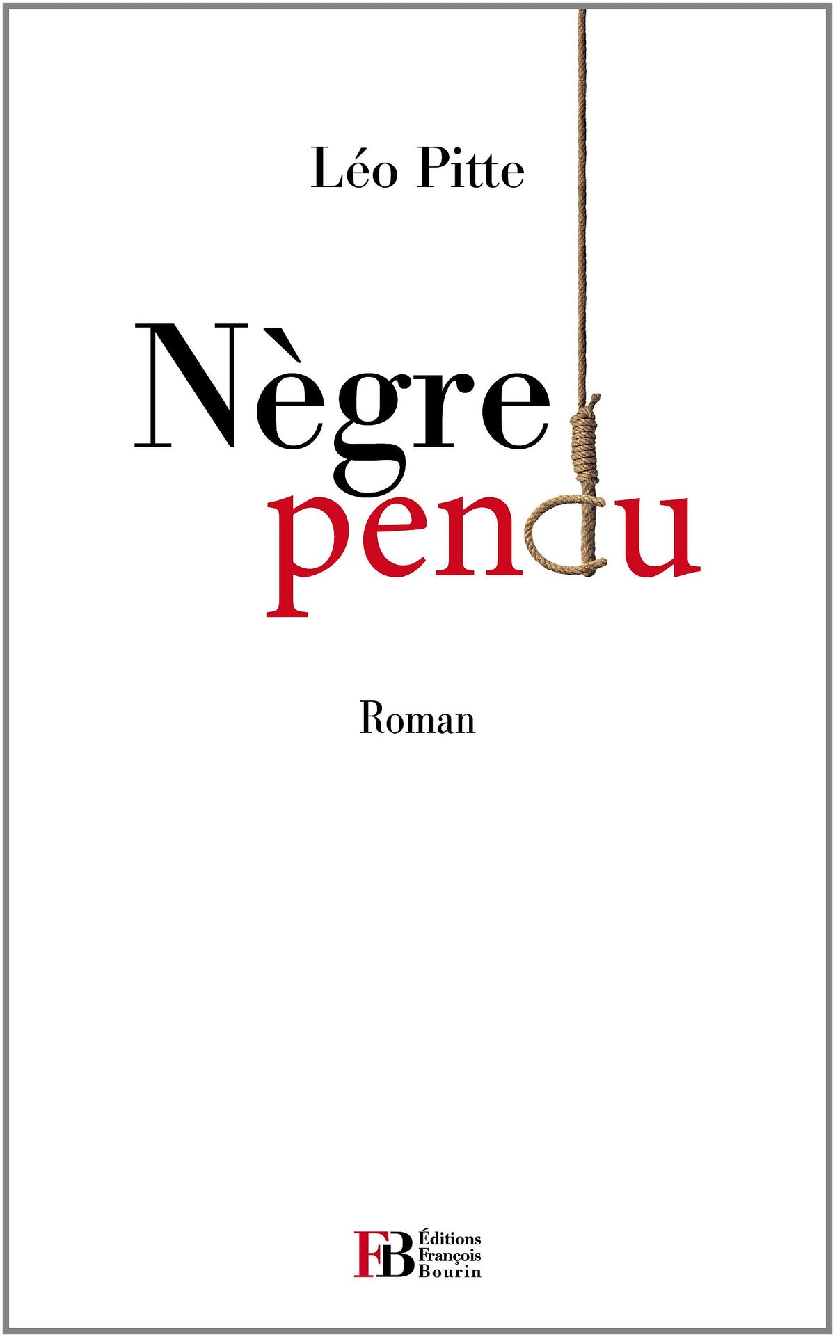 Nègre pendu 9791025200575