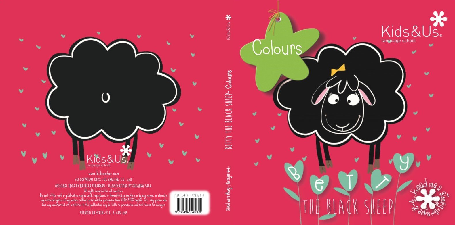 Betty the Black Sheep Colours 9788494243608