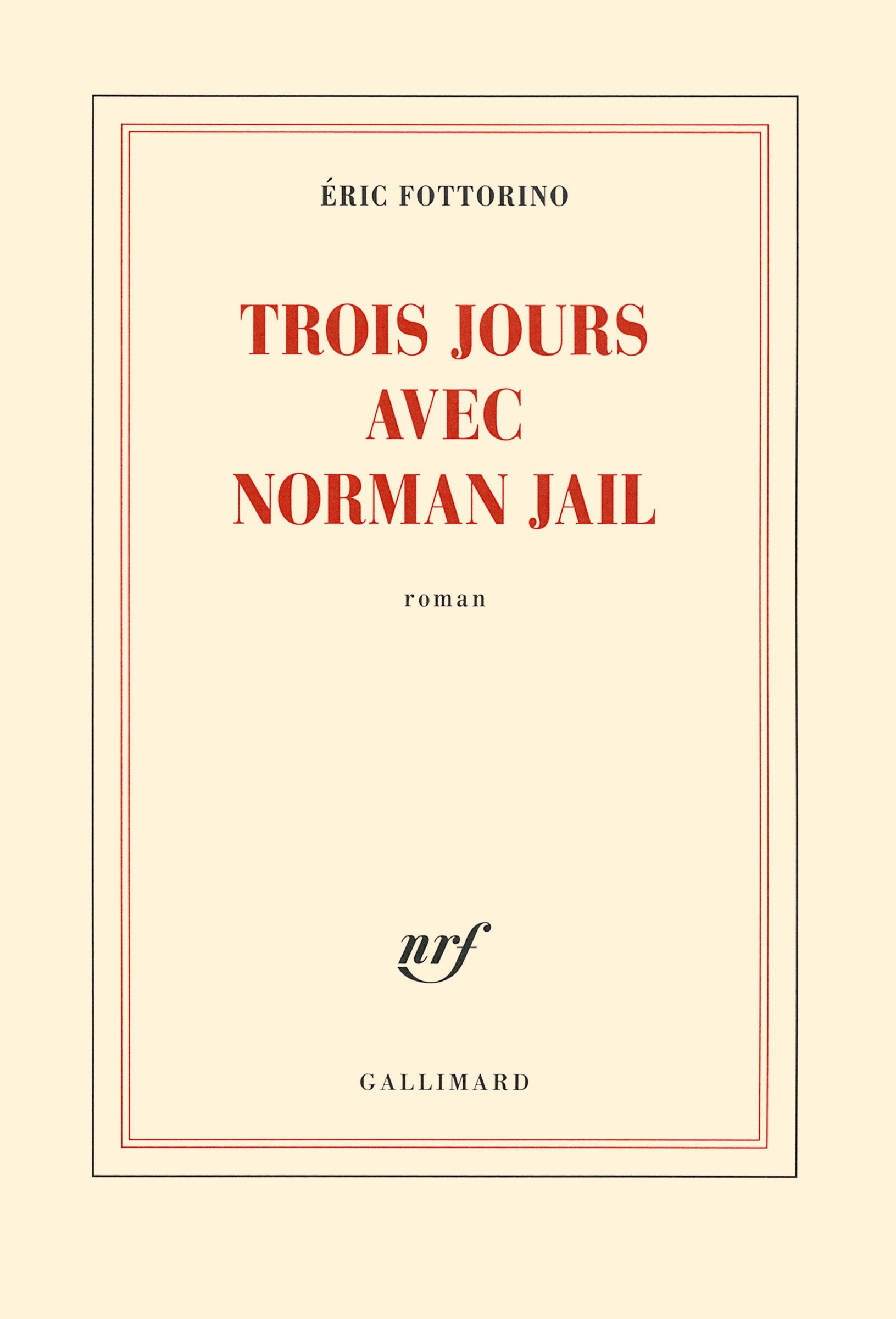 Trois jours avec Norman Jail 9782070141111