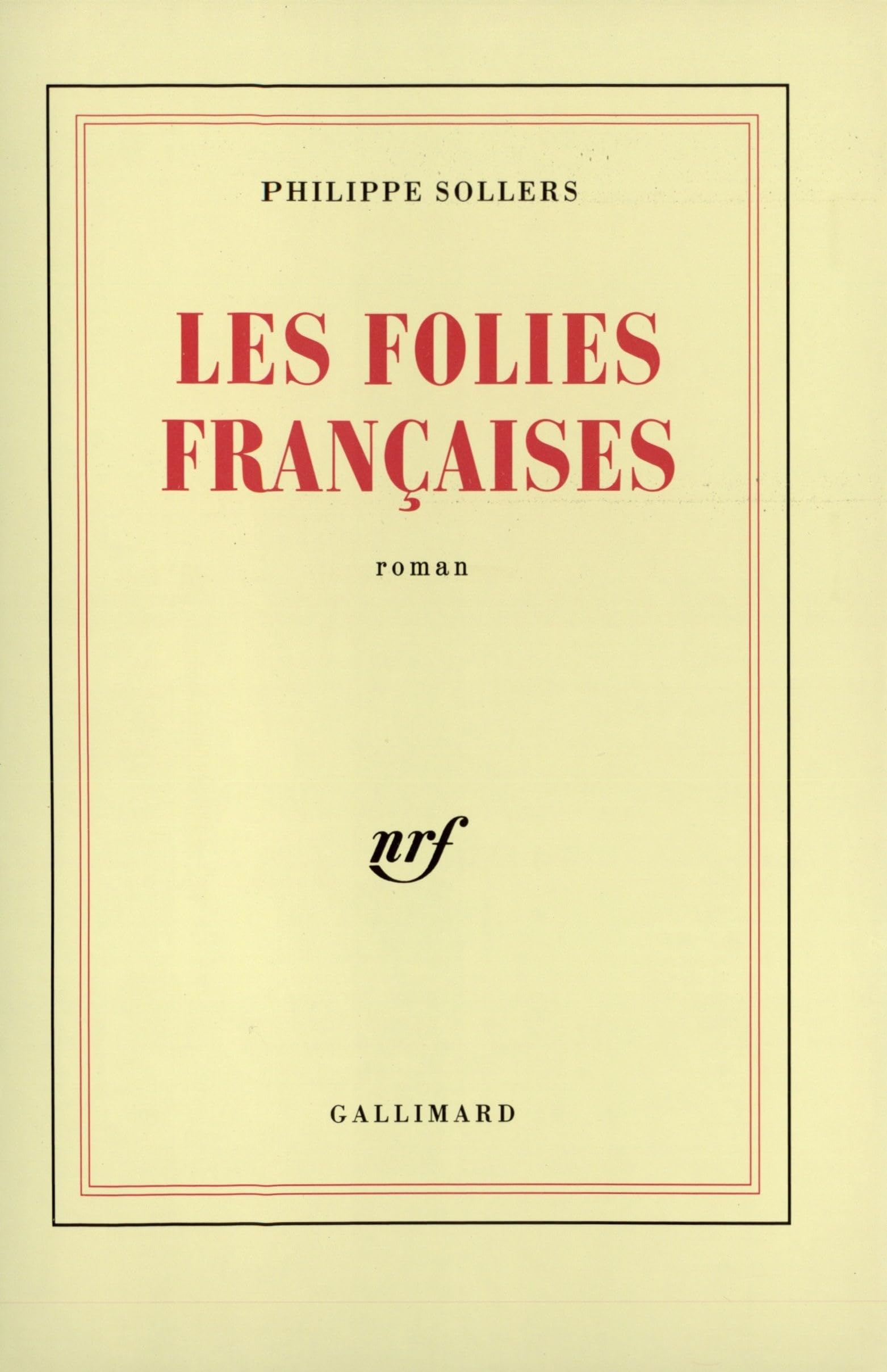 Les Folies Françaises 9782070713554