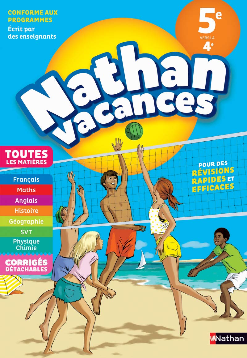 Cahier de Vacances 2025 de la 5ème vers la 4ème - Toutes les matières 9782091932620